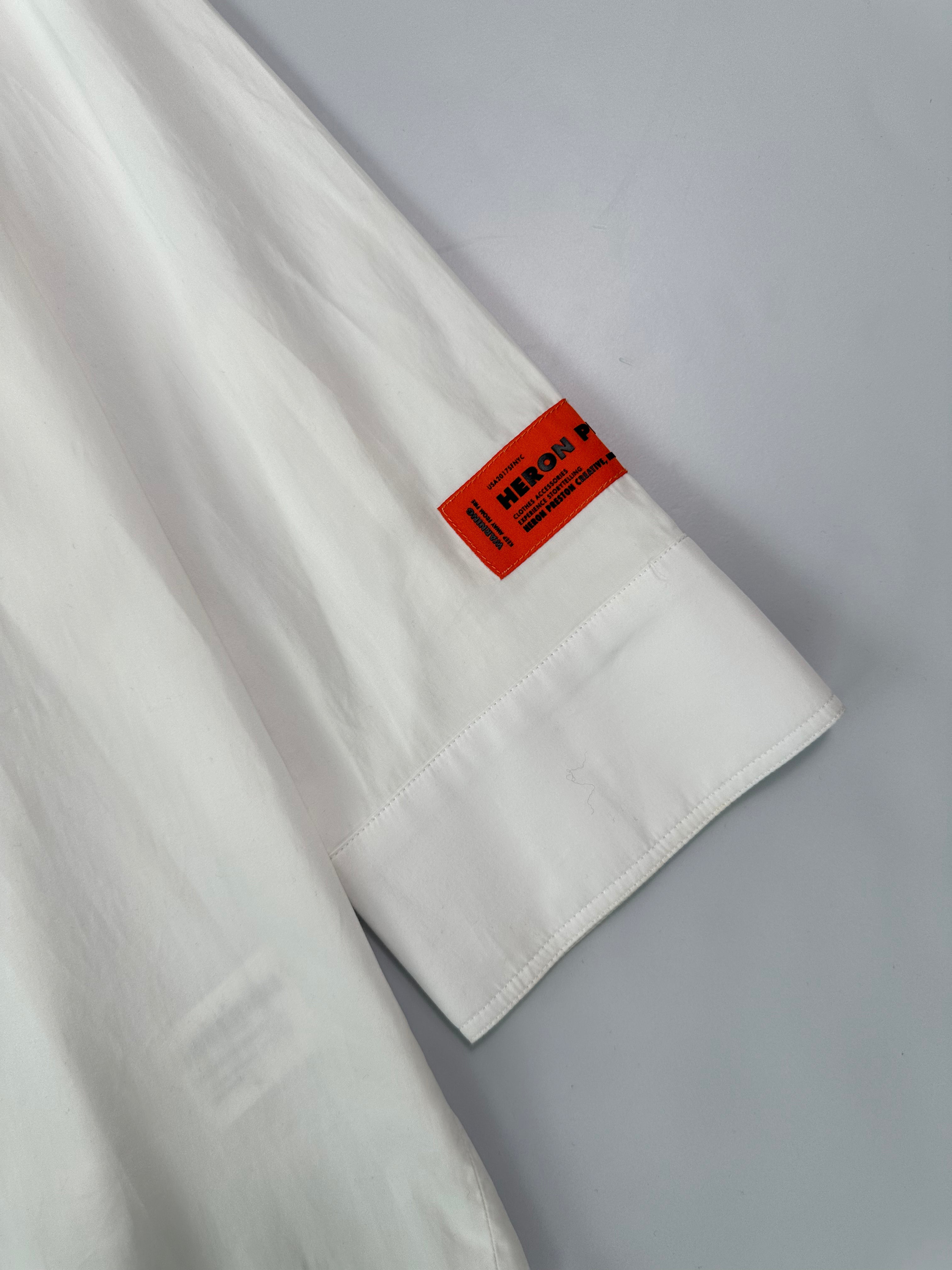 Propeline Tape Shirt White With Red And Grey Details
