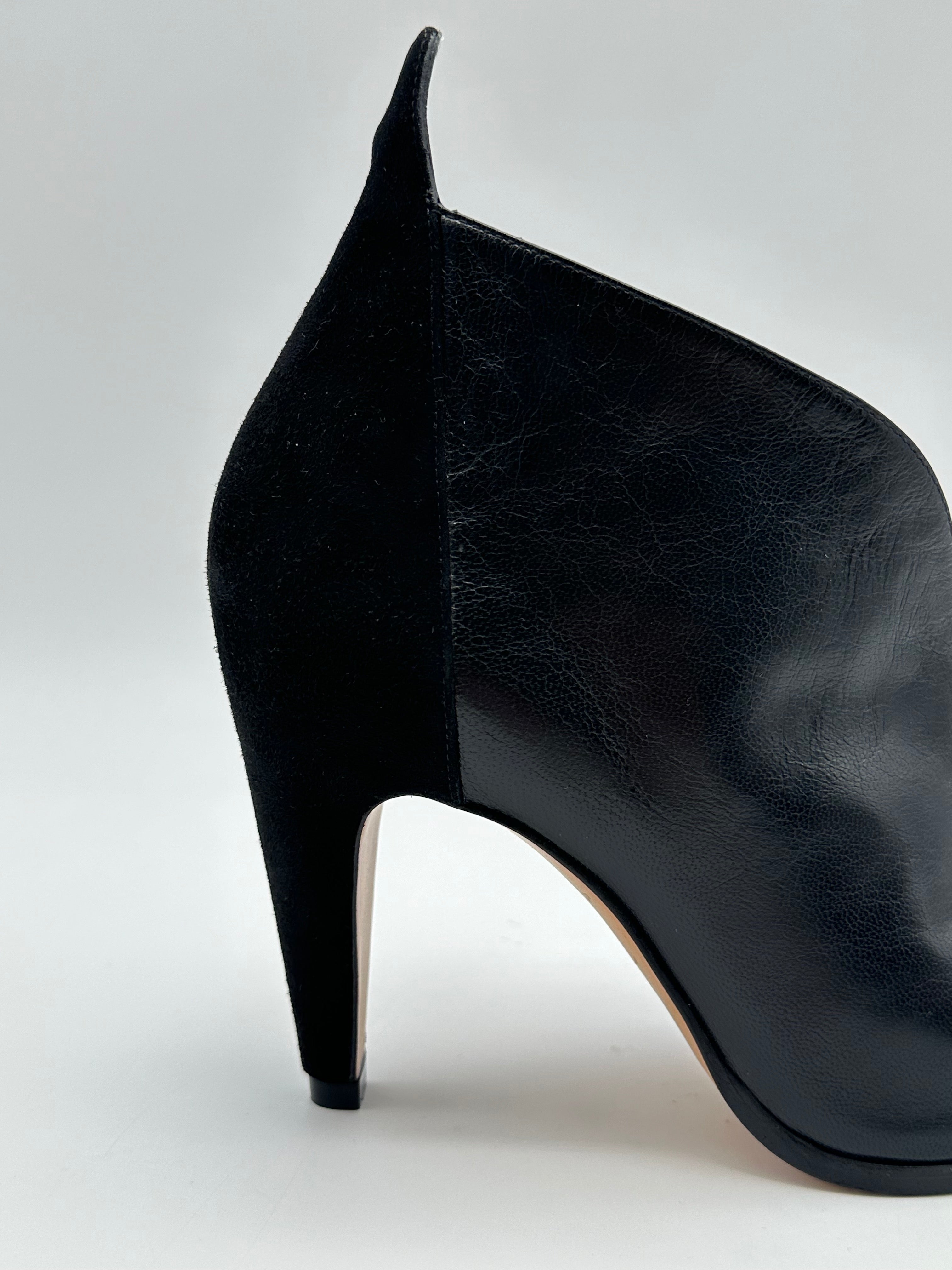 Décolleté Nera Givenchy In Pelle Liscia E Scamosciata