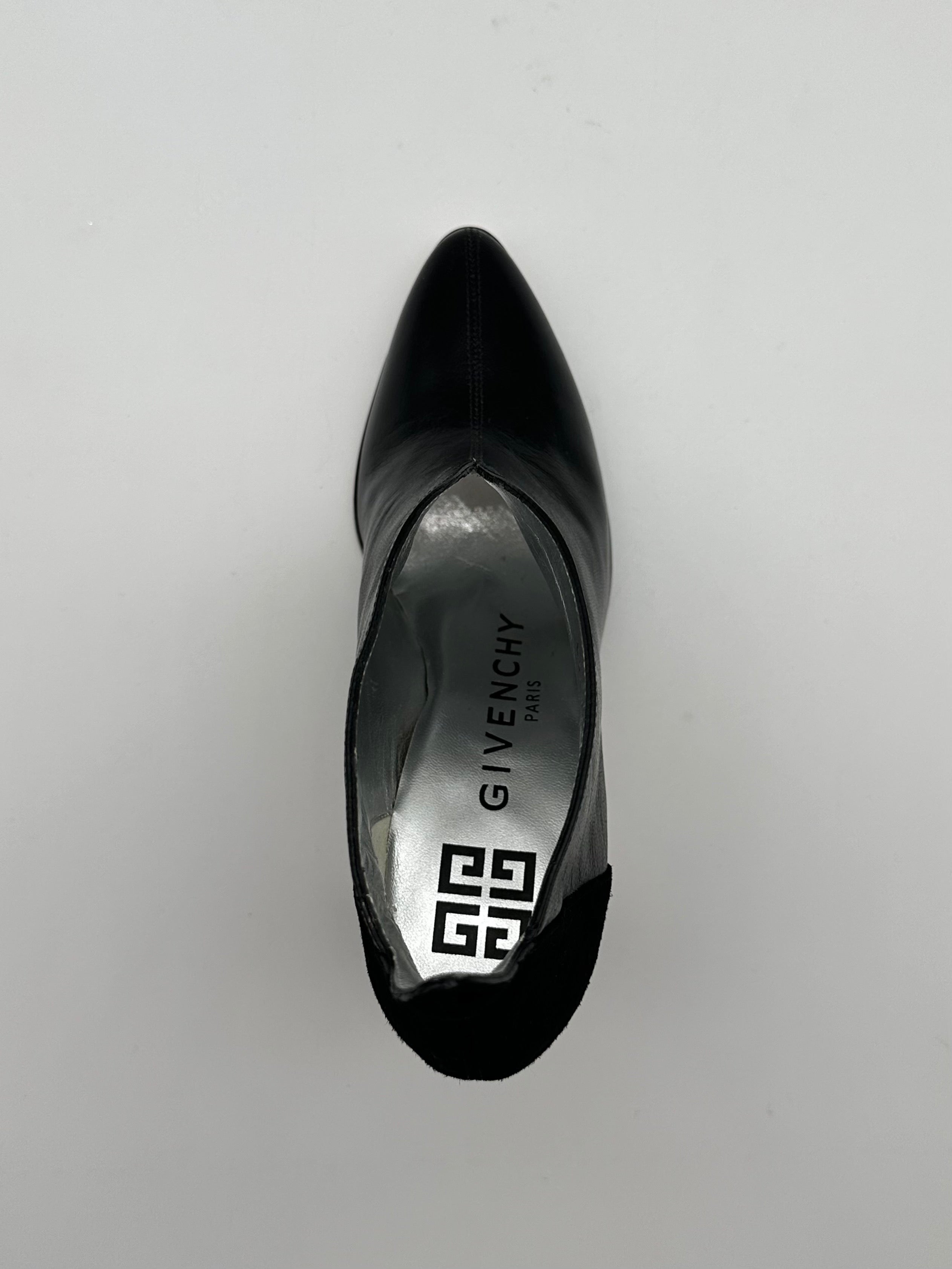 Décolleté Nera Givenchy In Pelle Liscia E Scamosciata