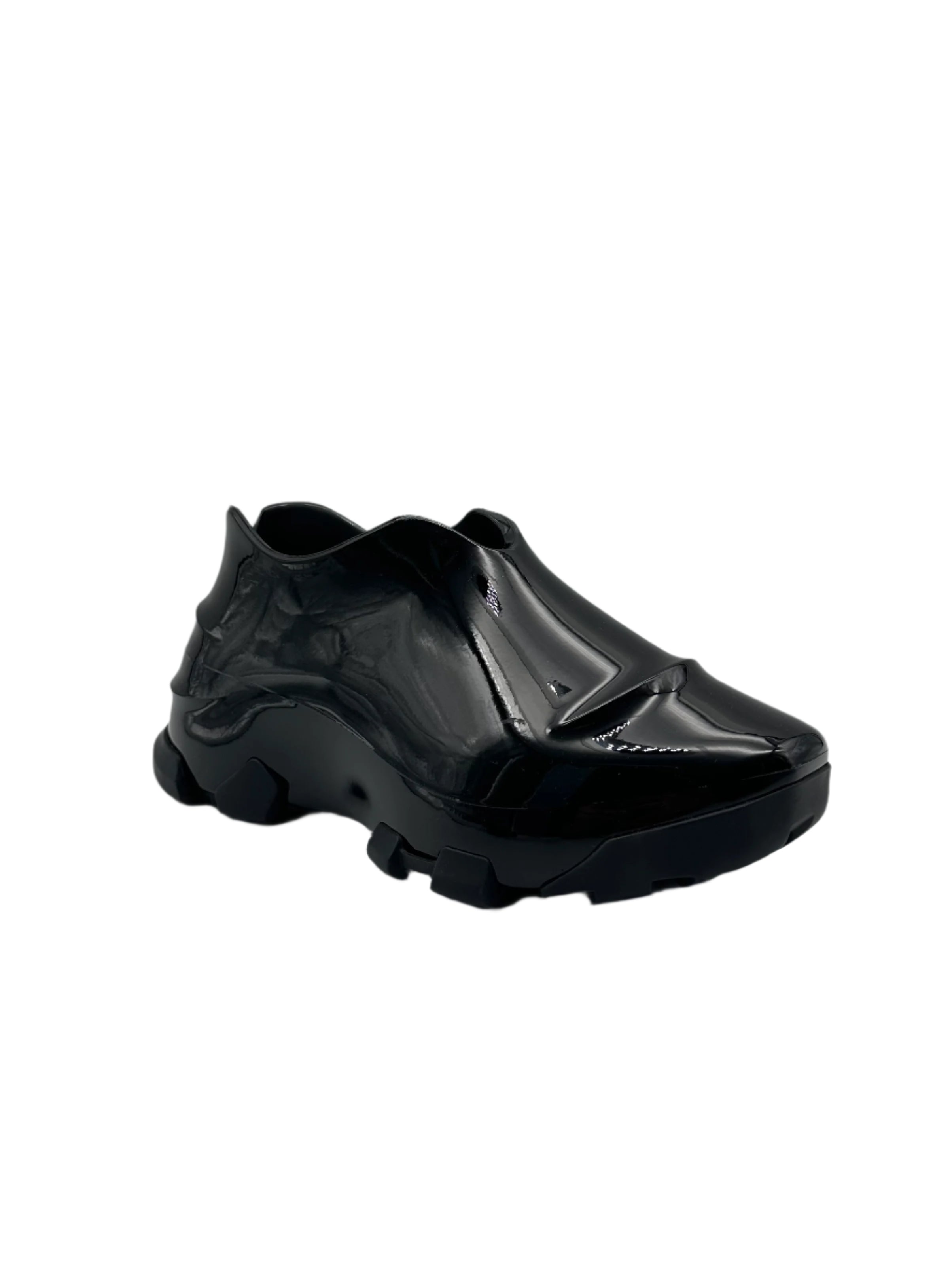 Monumental Mallow Black Rubber Sneakers