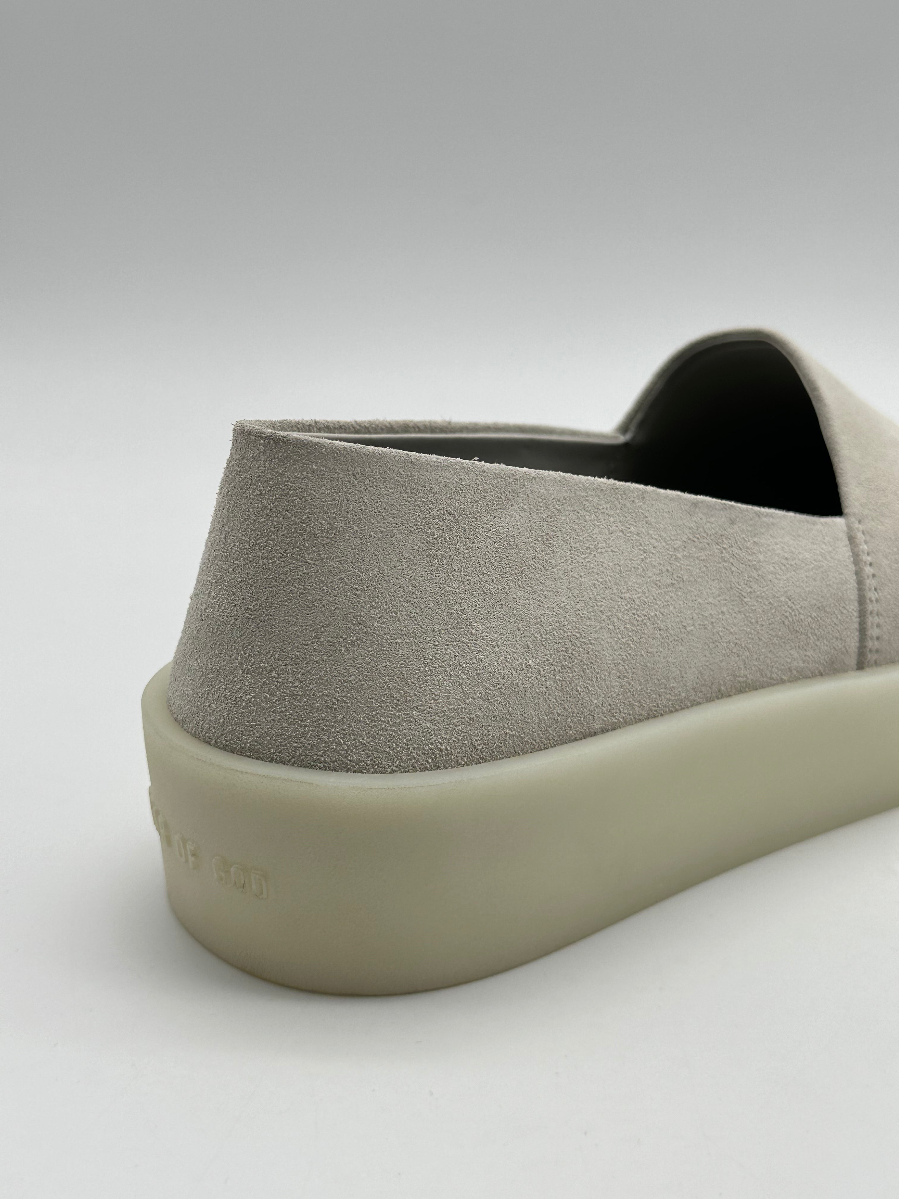 Espadrillas Beige In Suede Con Suola In Gomma