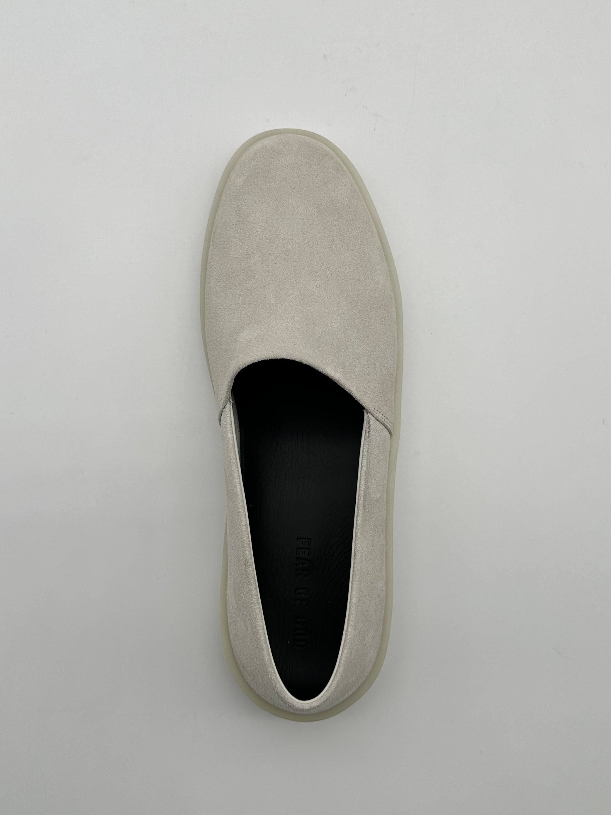 Espadrillas Beige In Suede Con Suola In Gomma