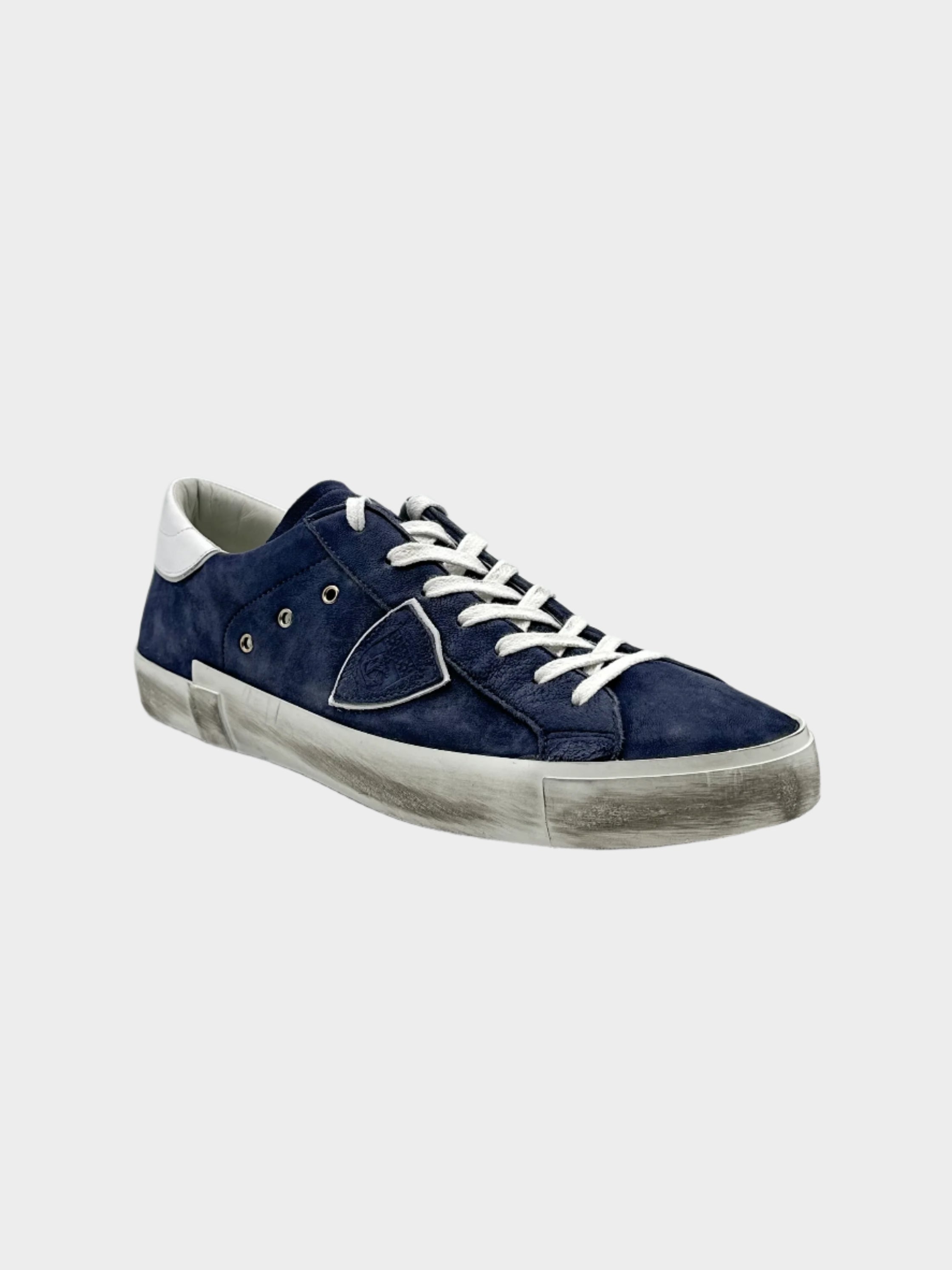 Sneakers PRSX Low In Nabuk Lave Blu