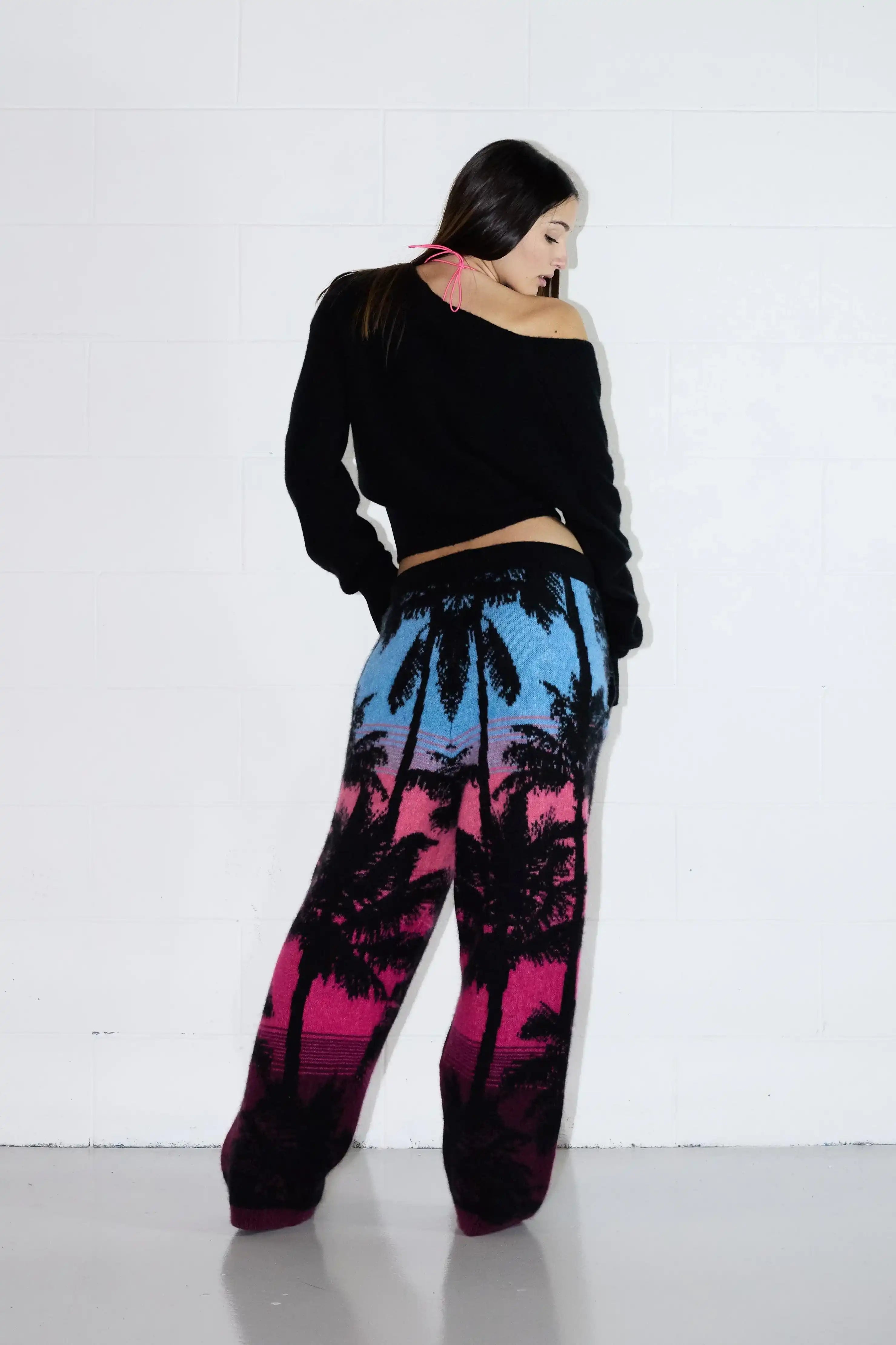 Palms Jacquard Pants