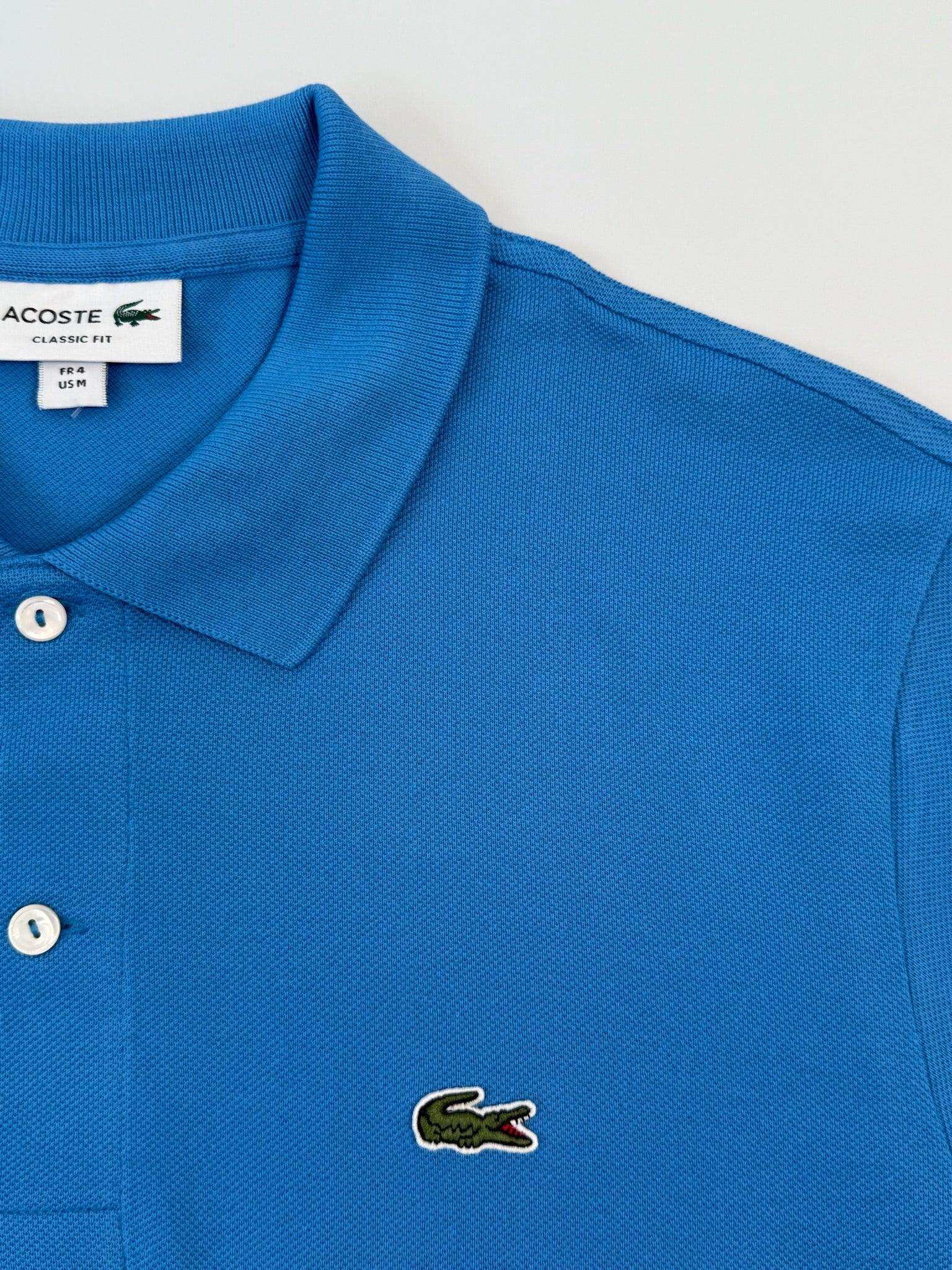 Light Blue Cotton Piqué Polo