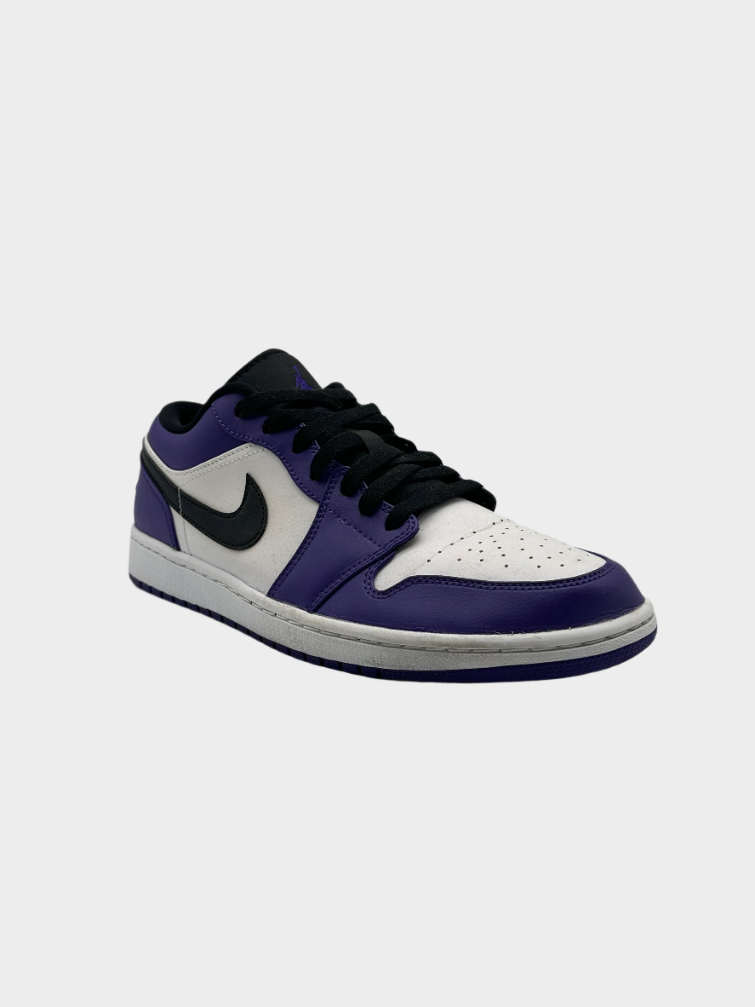 Jordan 1 Low Bianco Nero Viola