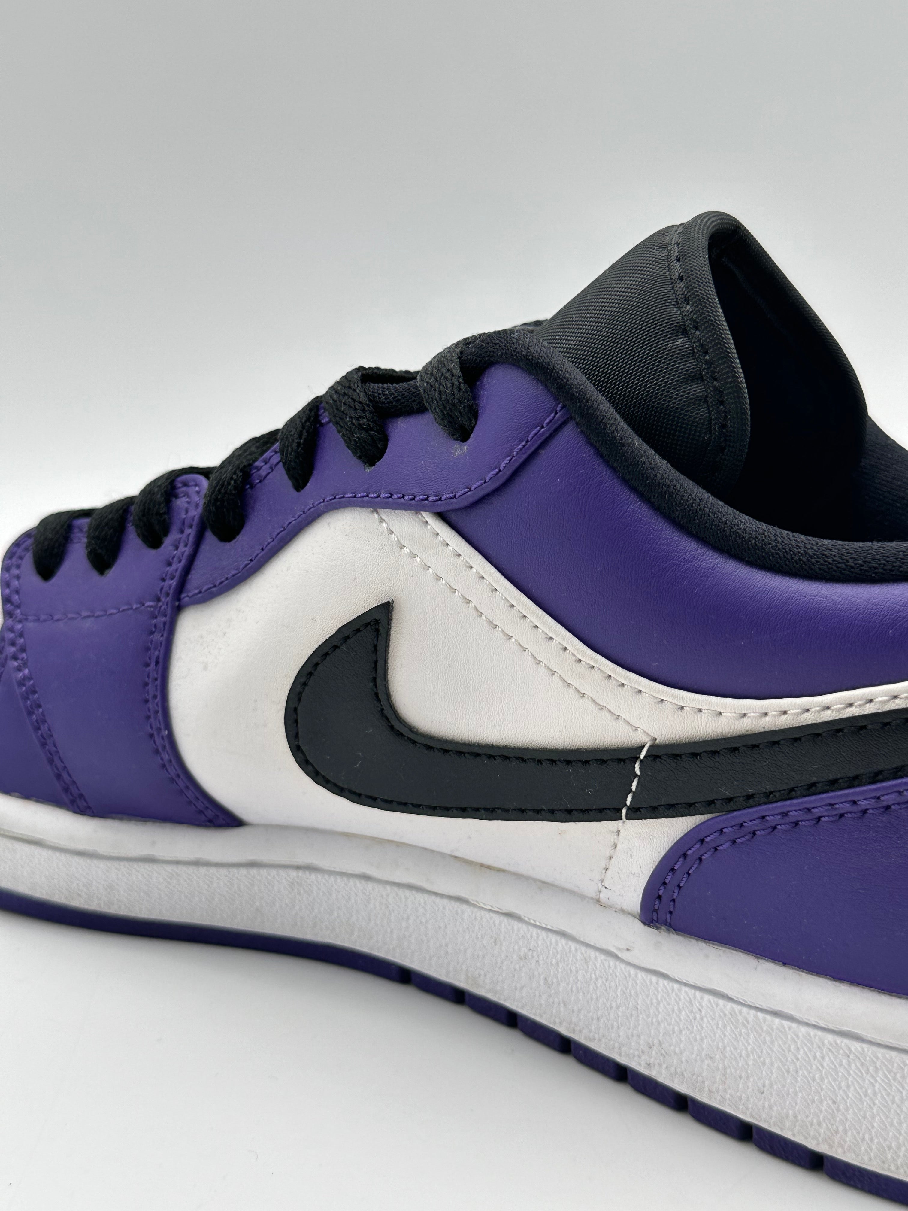 Jordan 1 Low Bianco Nero Viola