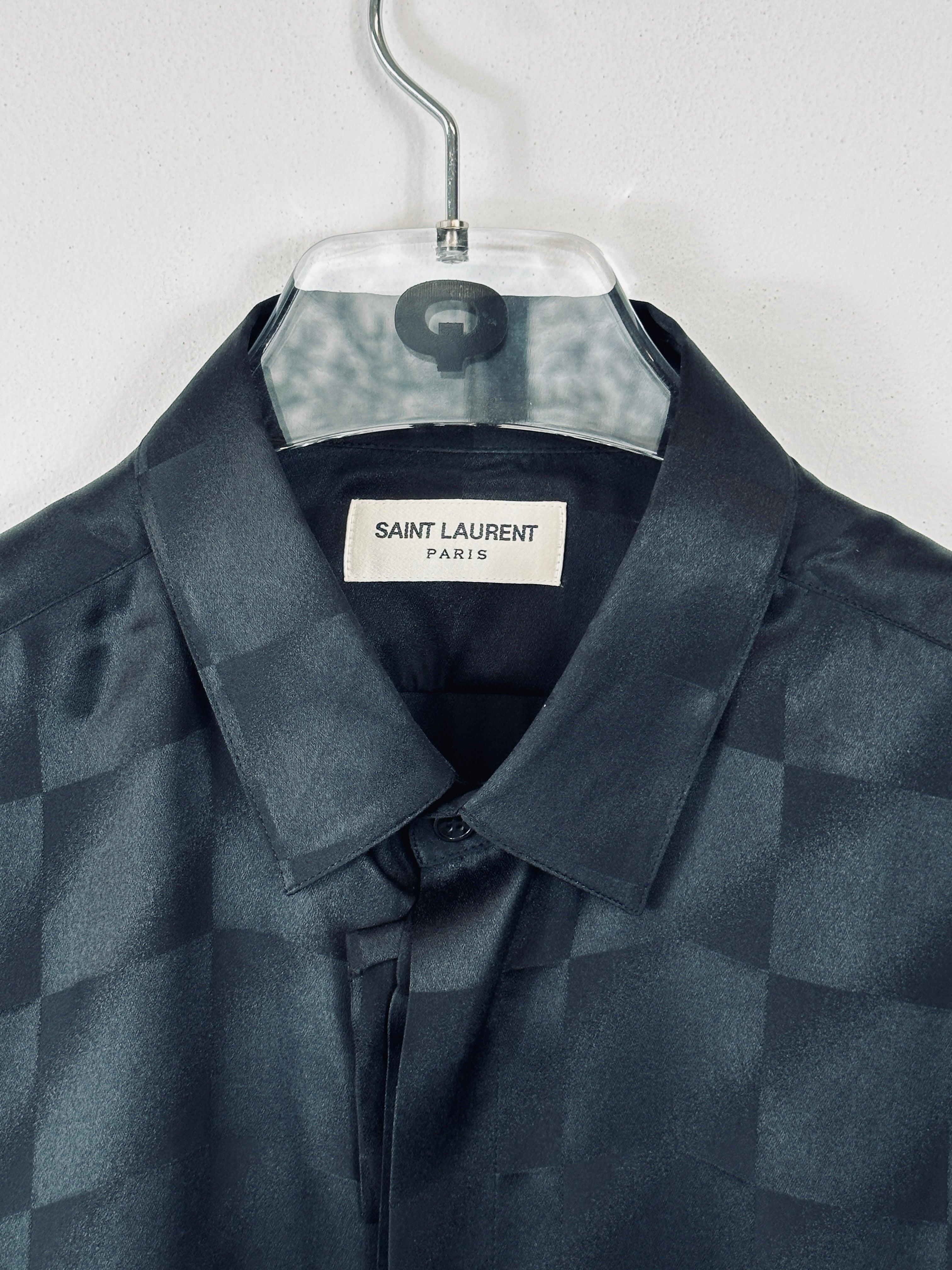 Monochromatic Plaid Shirt