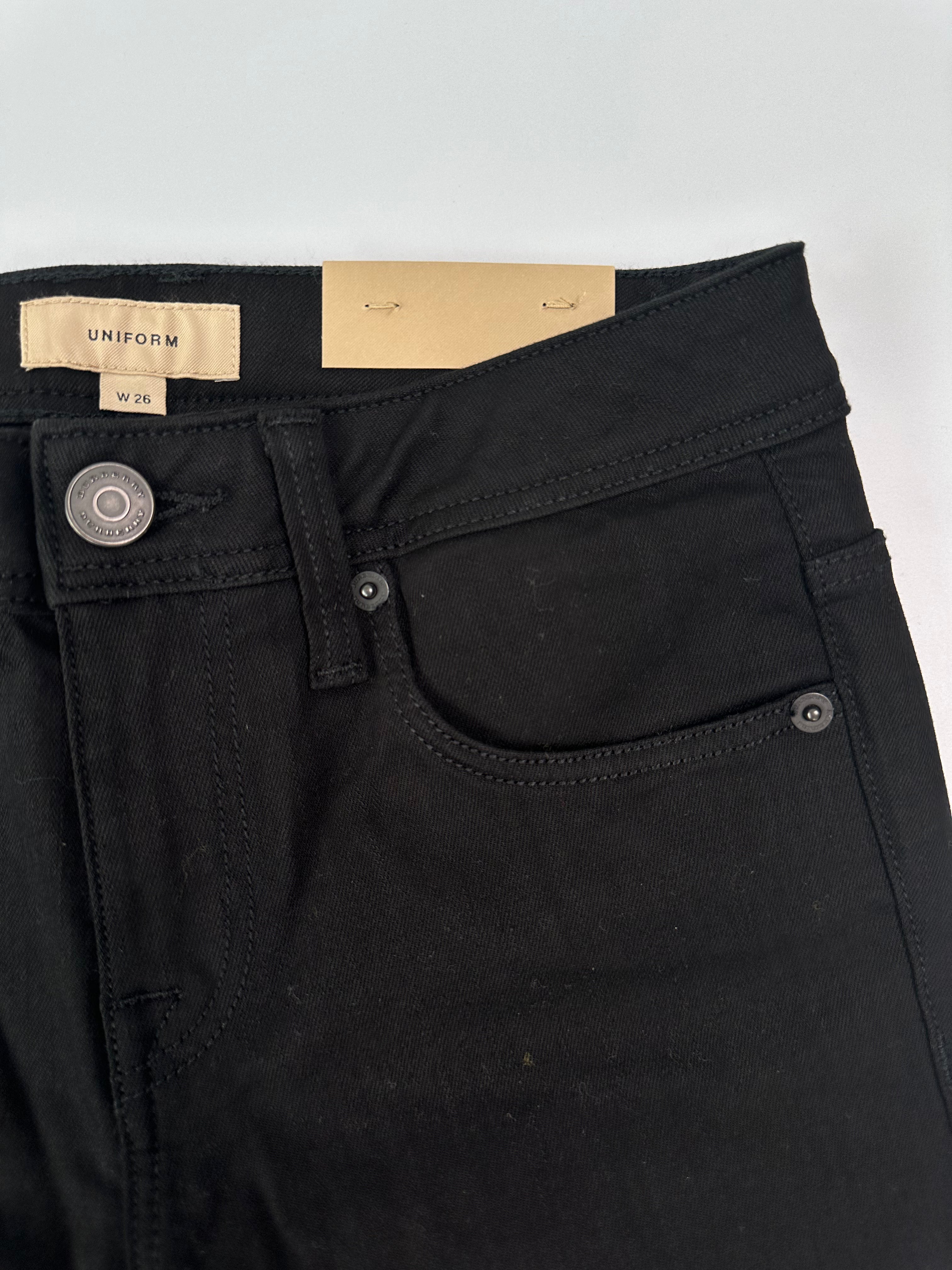 Jeans Neri Slim Fit In Denim Stretch