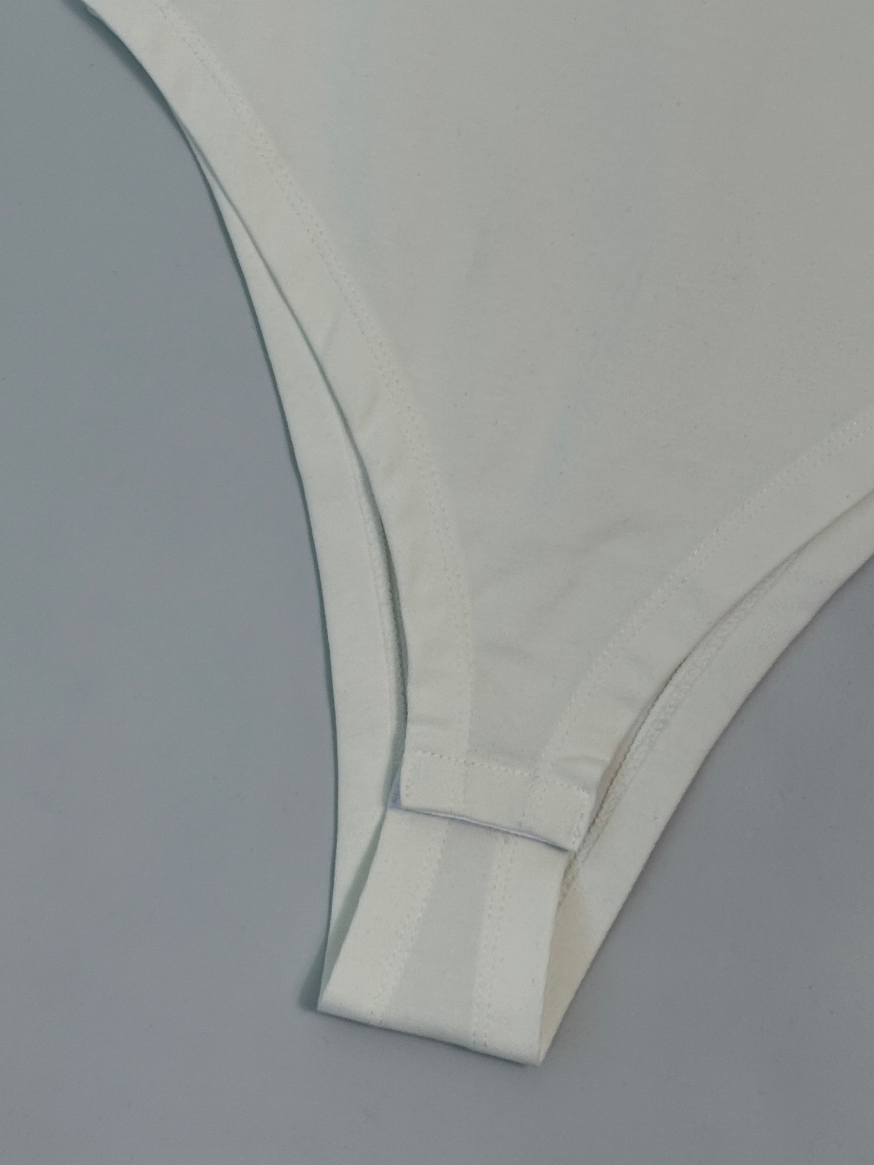 White Sleeveless Bodysuit