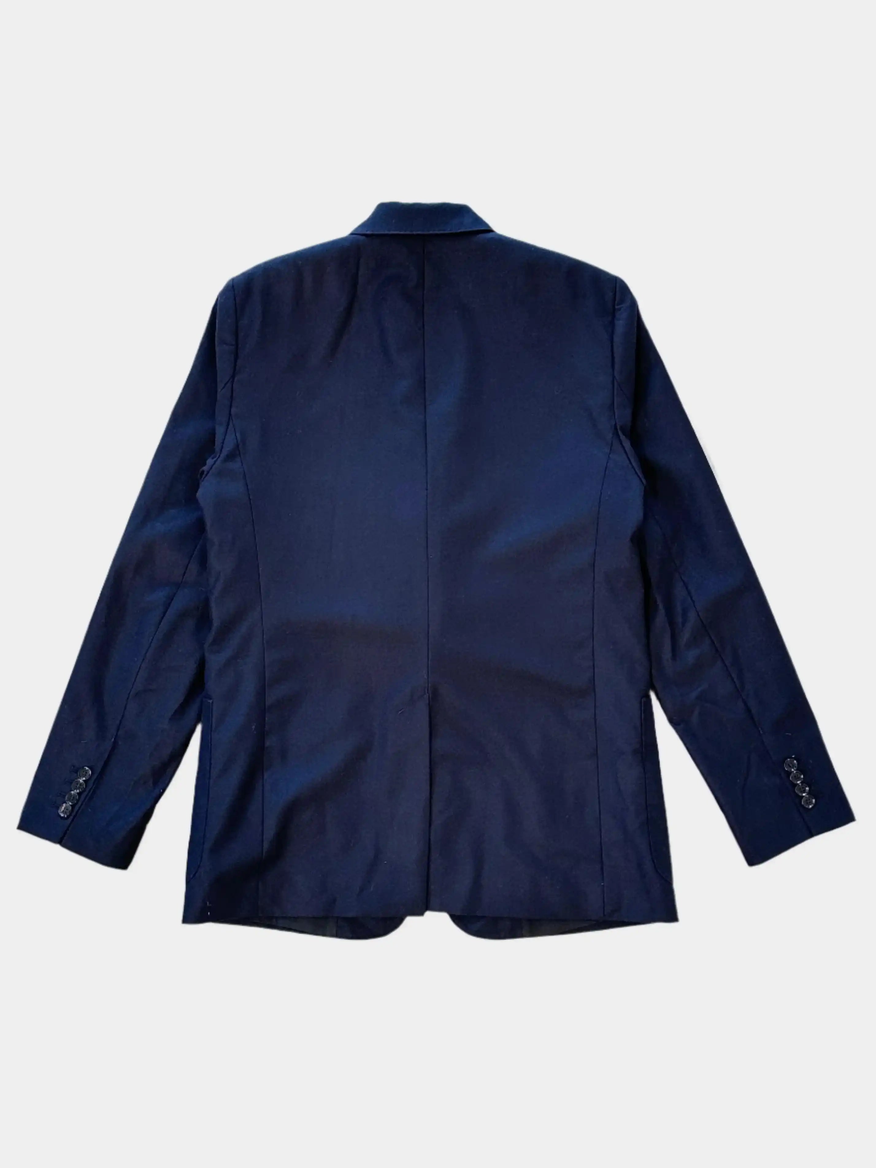 Blazer Blu Scuro con Rever a Lancia