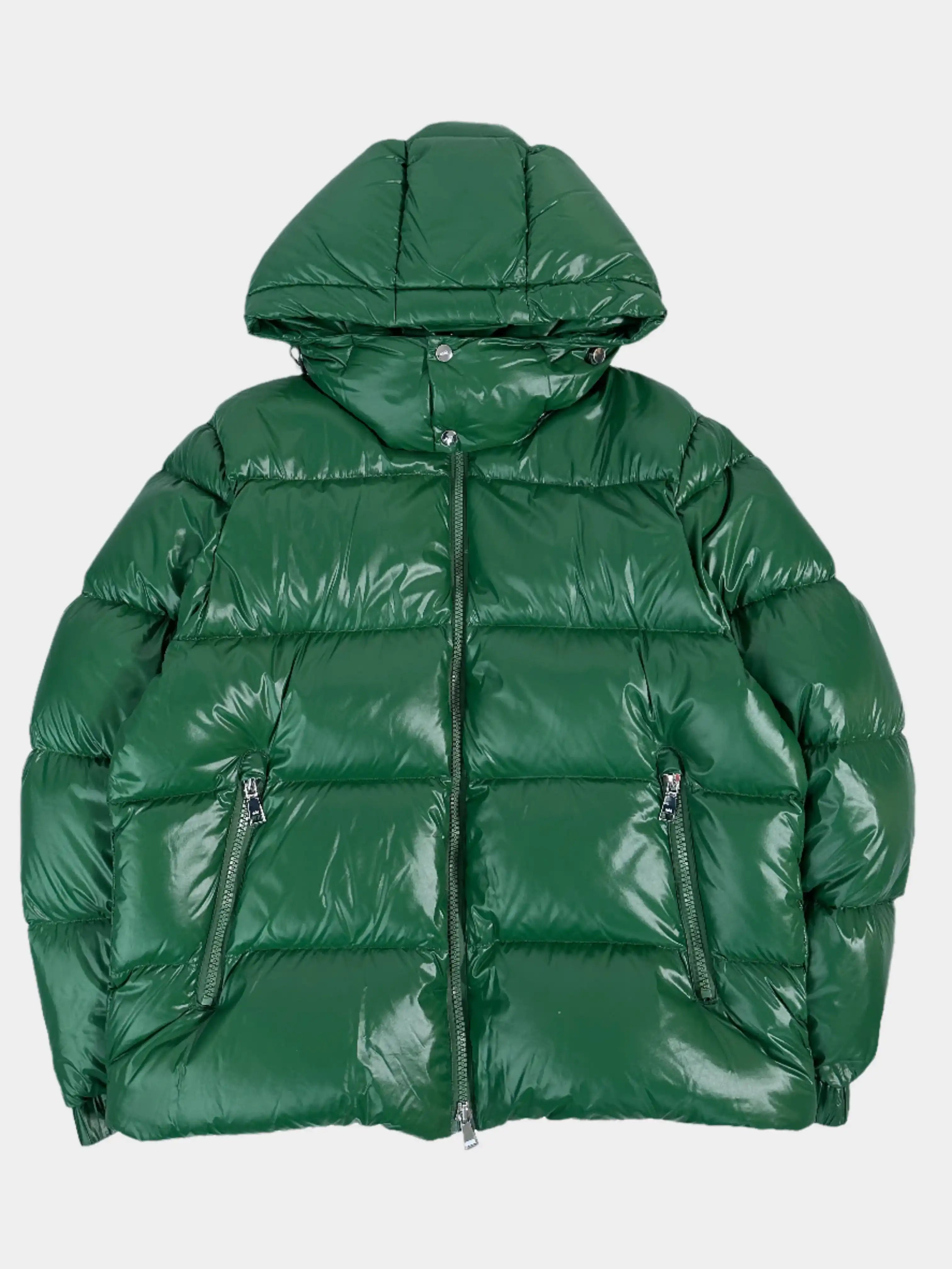Piumino verde foresta