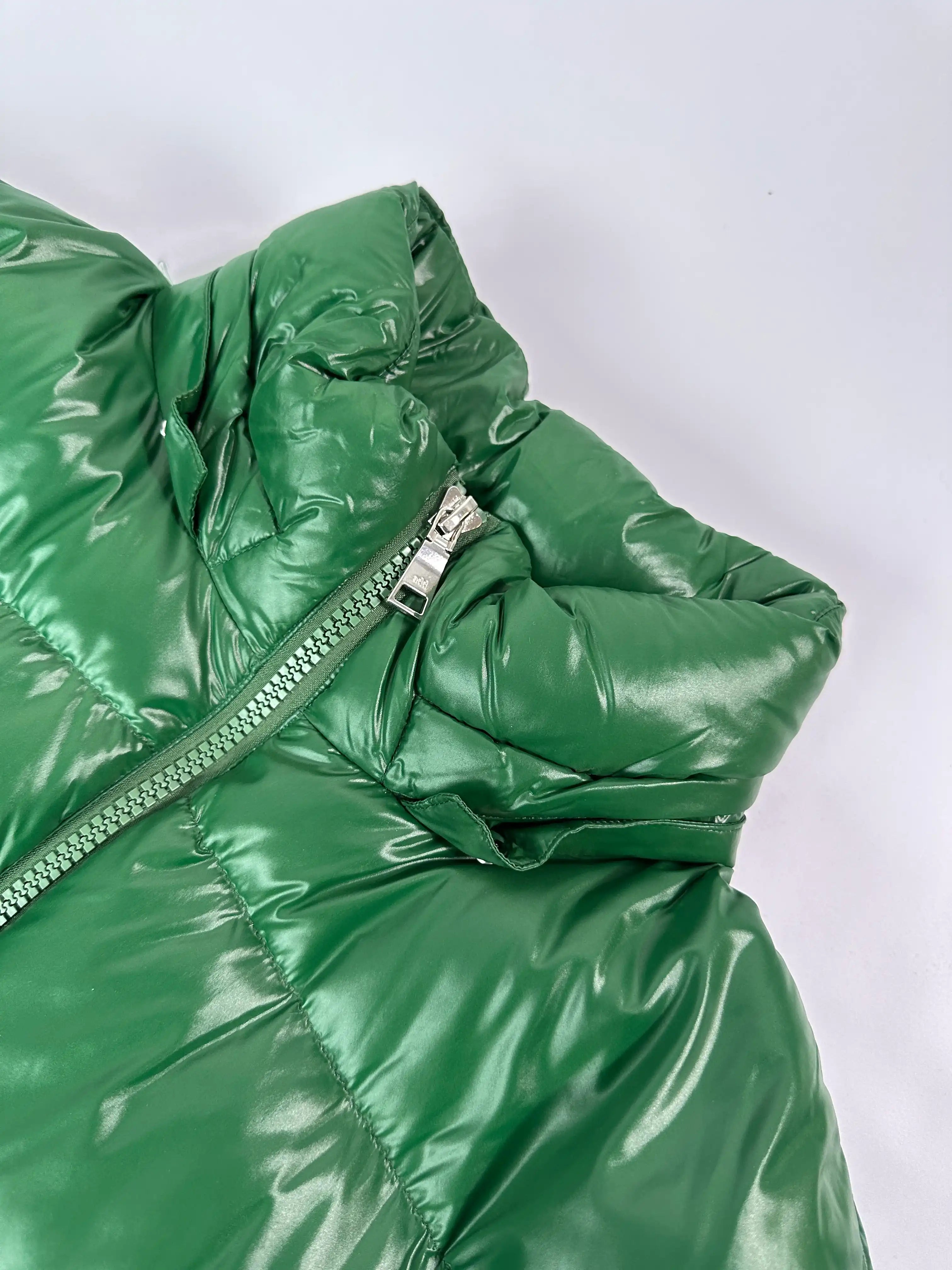 Piumino verde foresta