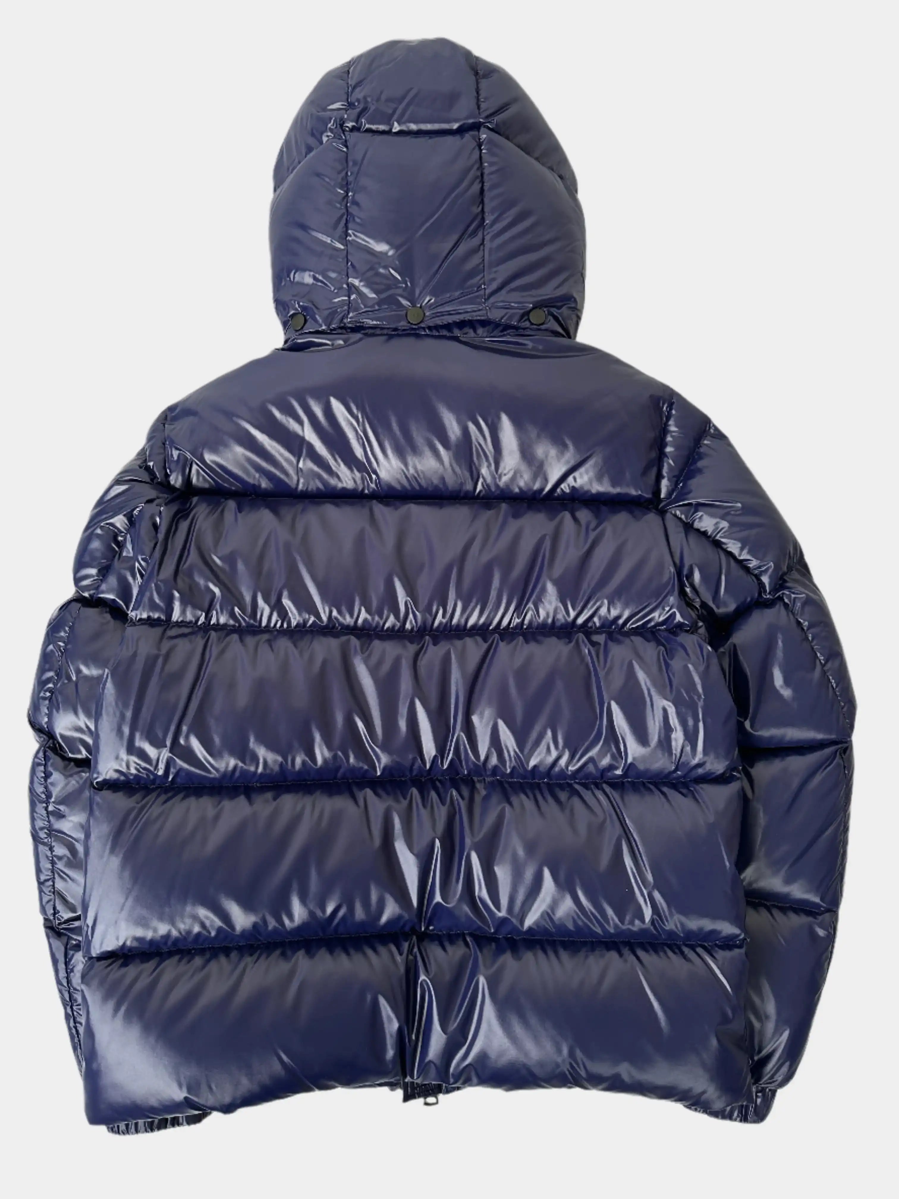 Giacca con cappuccio rimovibile blu navy
