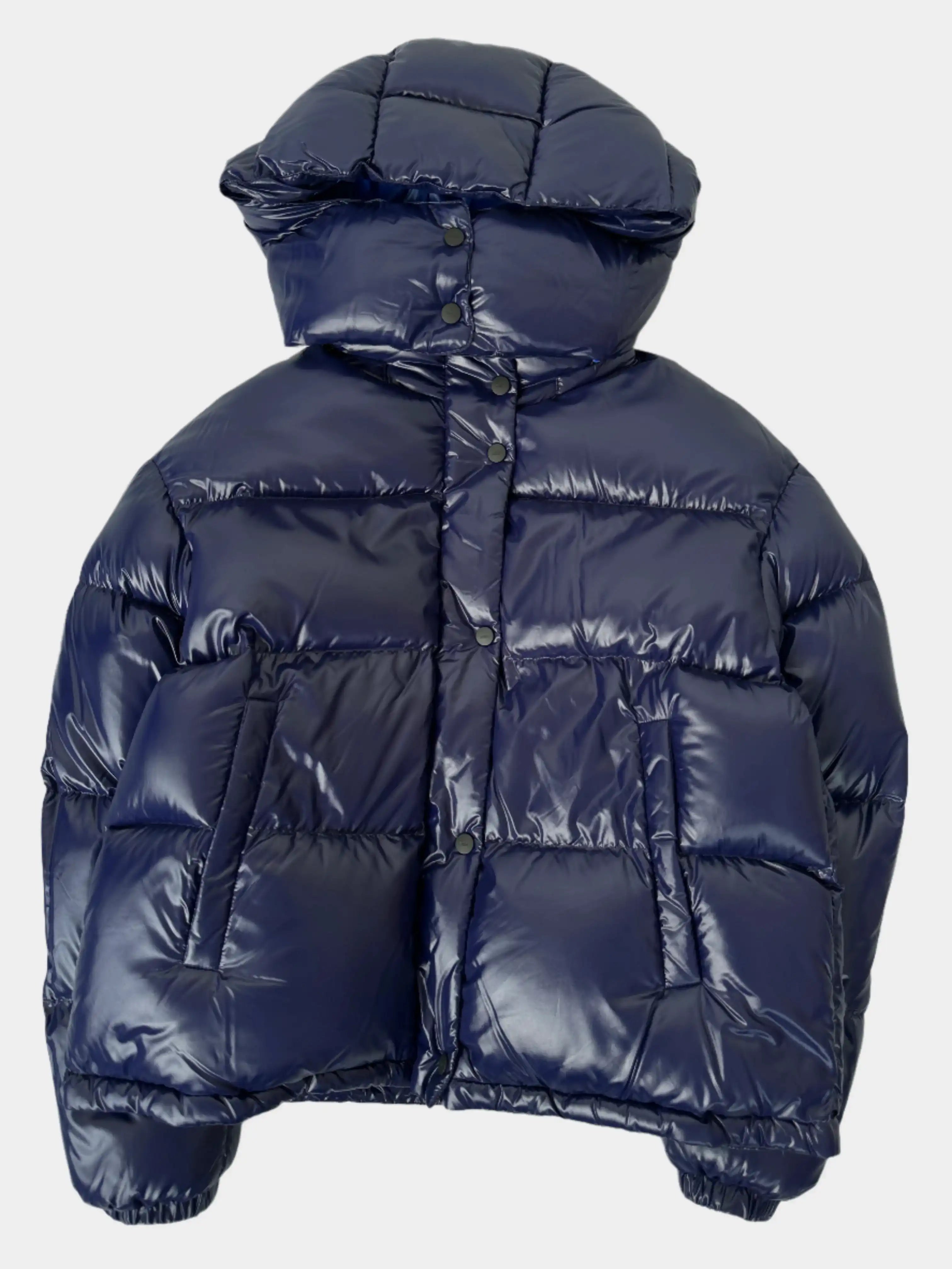 Piumino da donna blu scuro