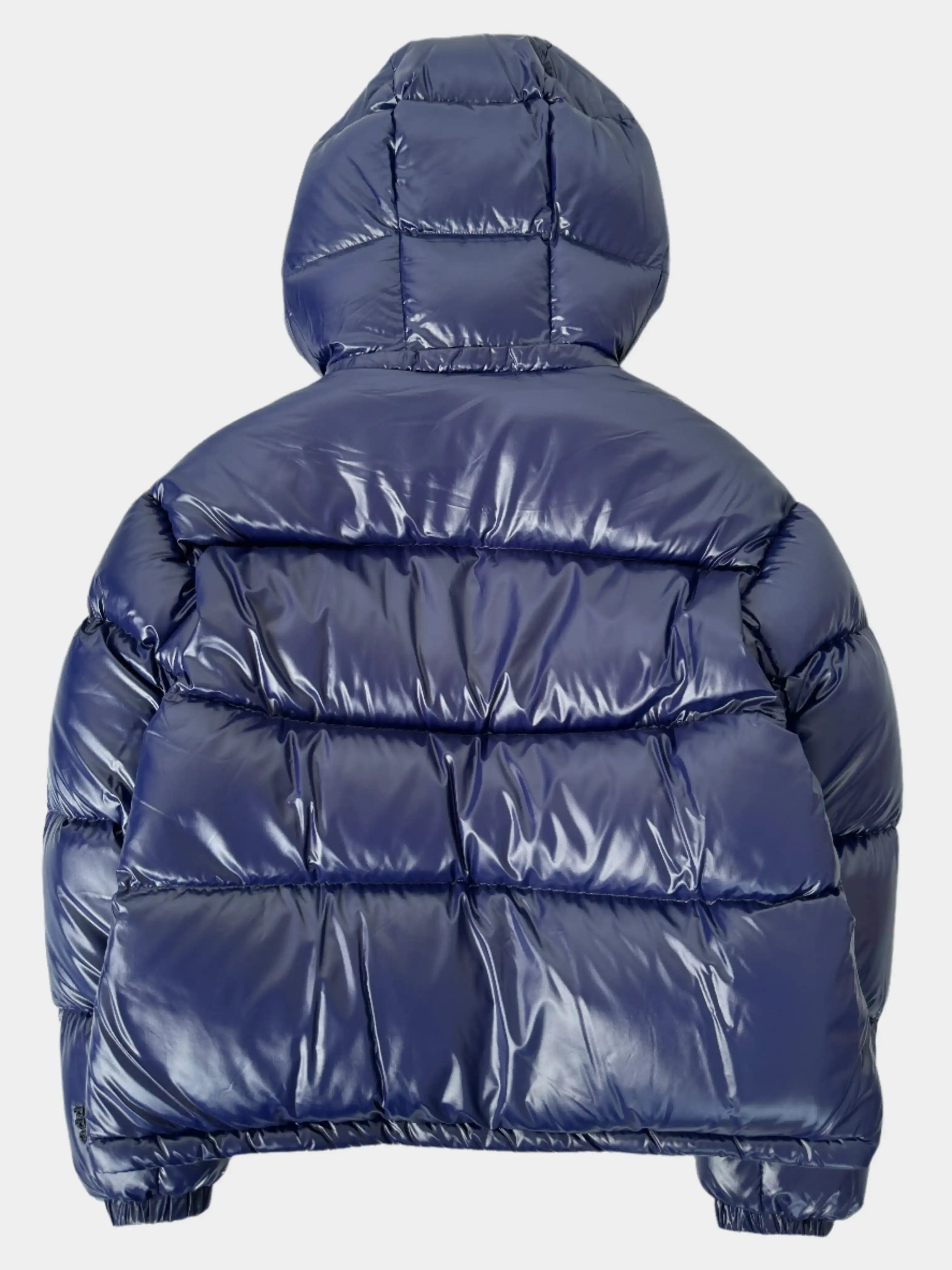 Piumino da donna blu scuro