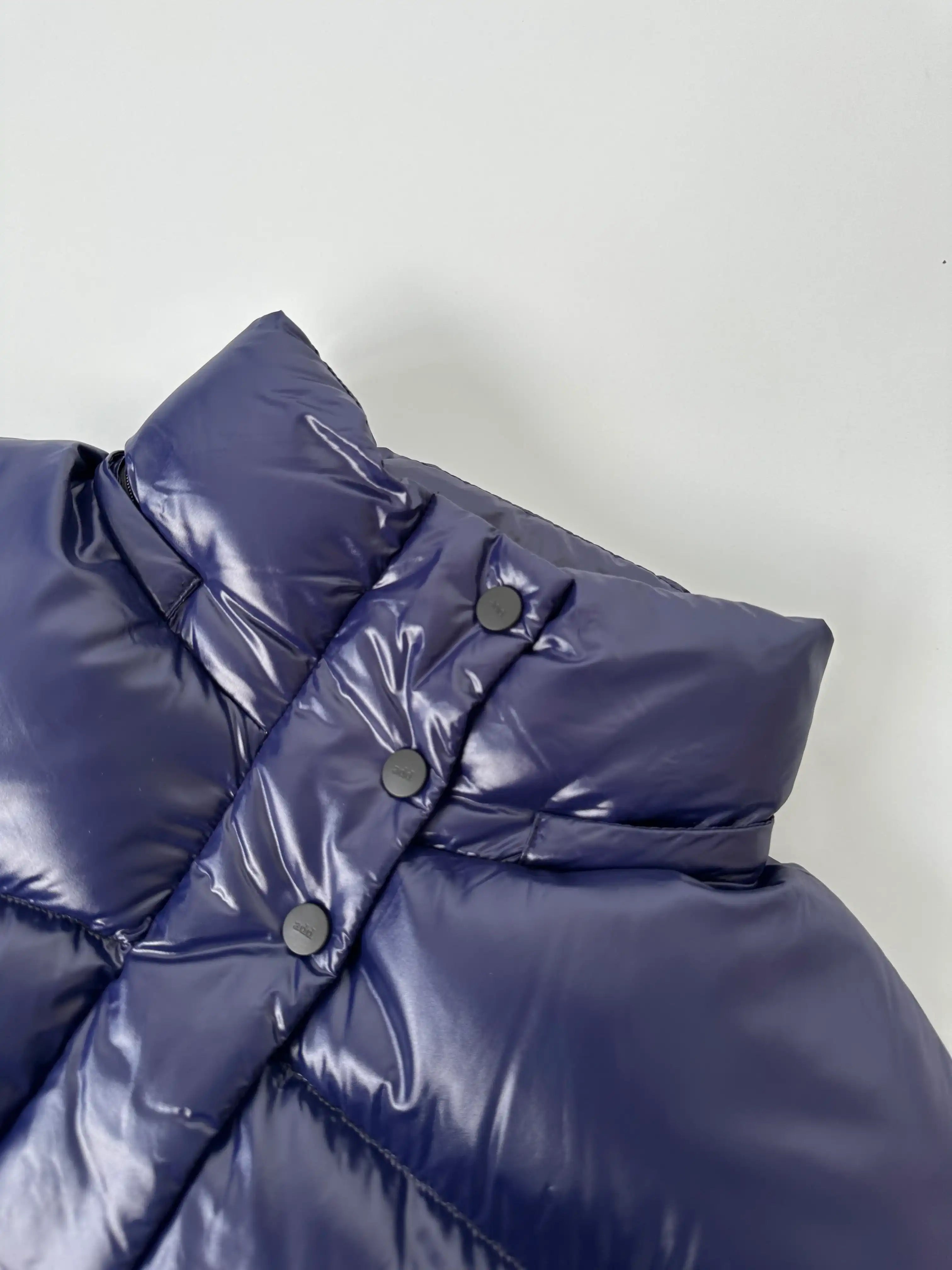 Piumino da donna blu scuro