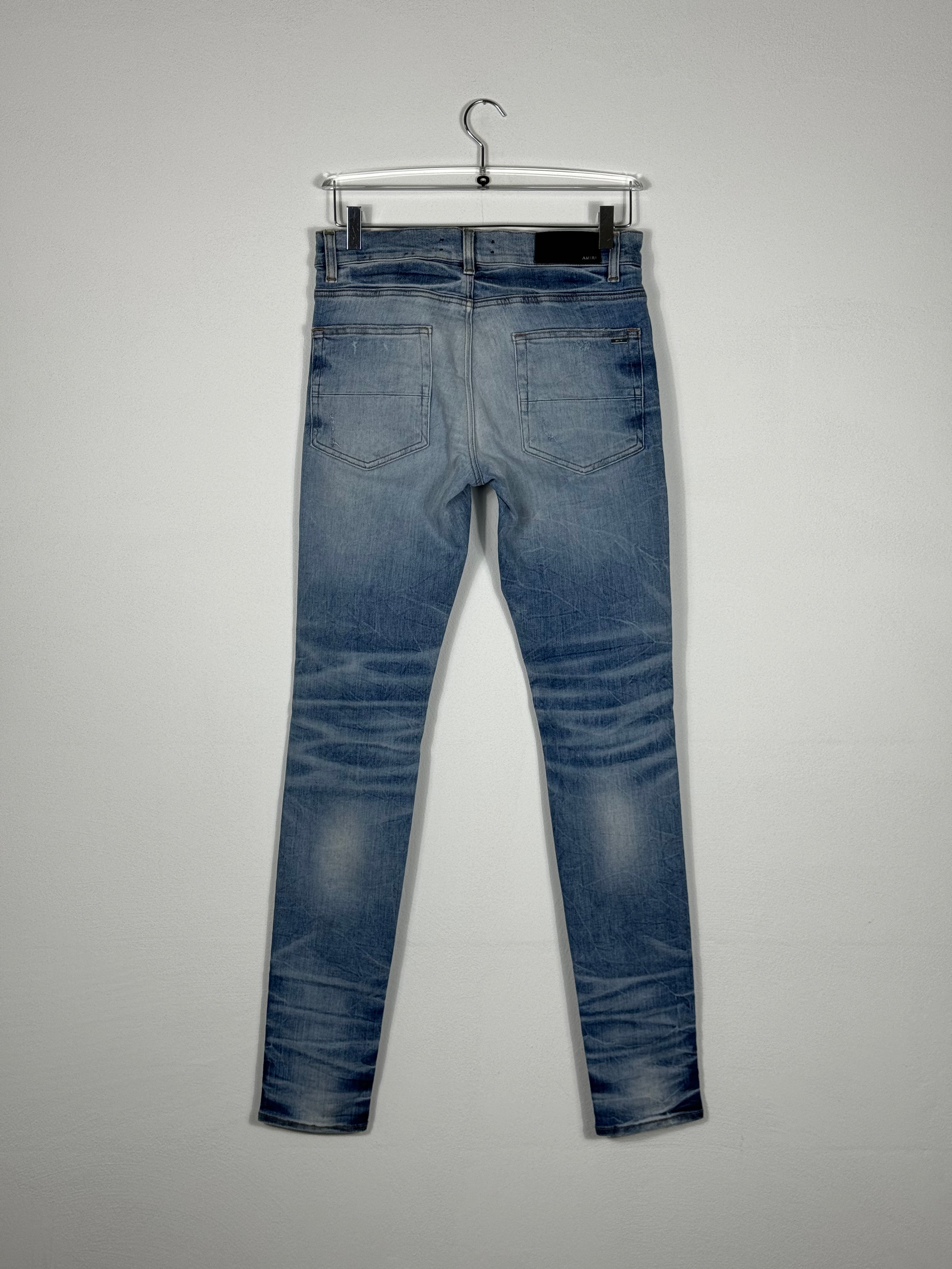 Skinny Jeans With Rhinestones by Sfera Ebbasta