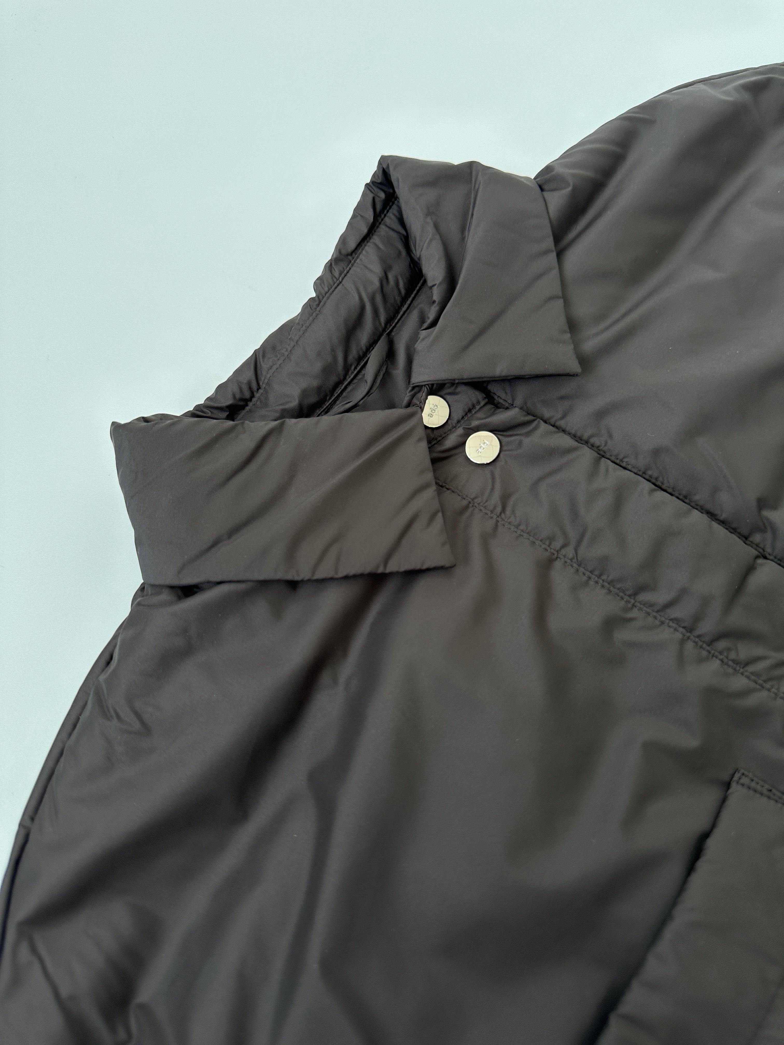 Black Down Shirt Jacket