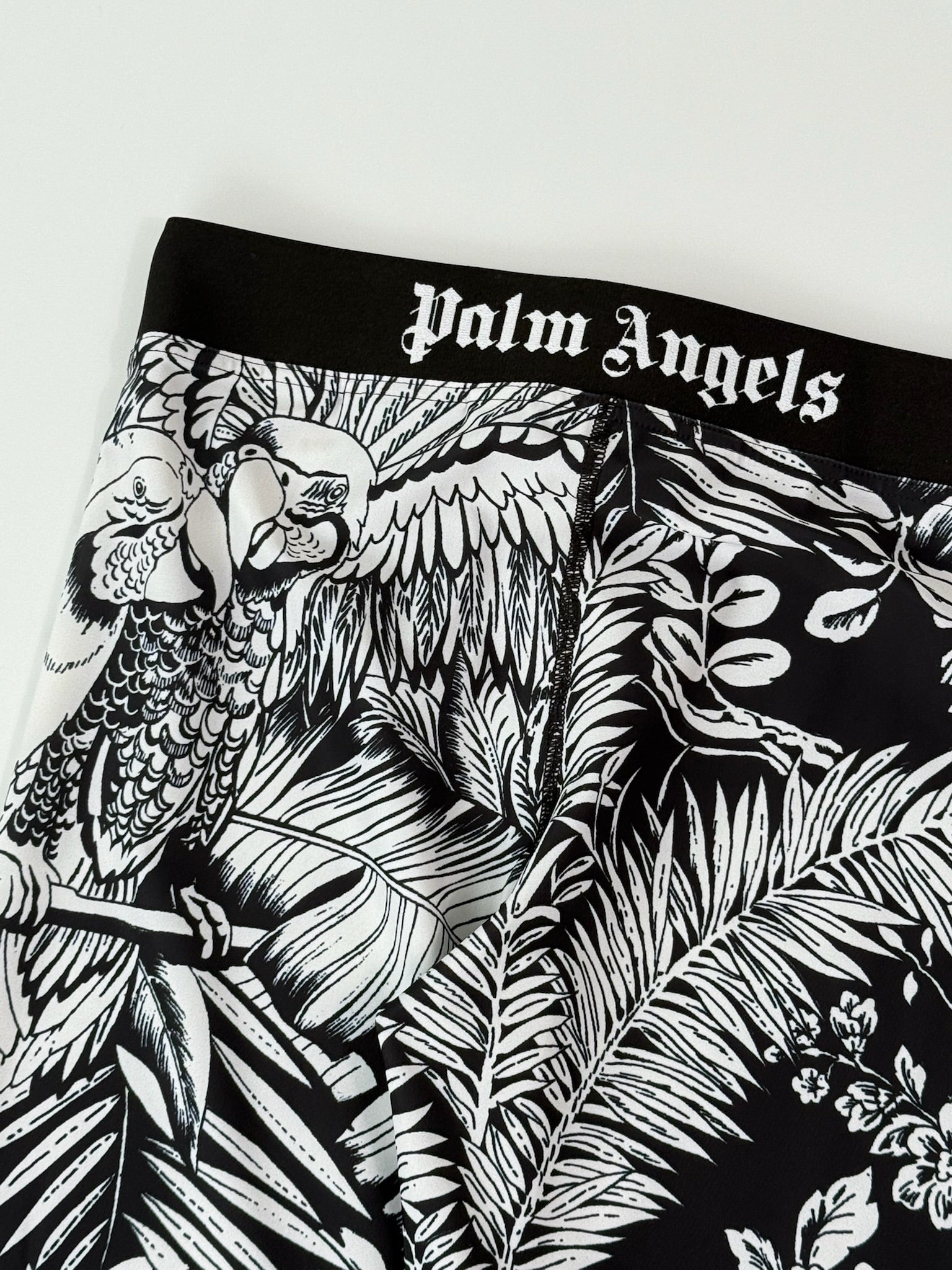 Leggings Neri Con Stampa Jungle