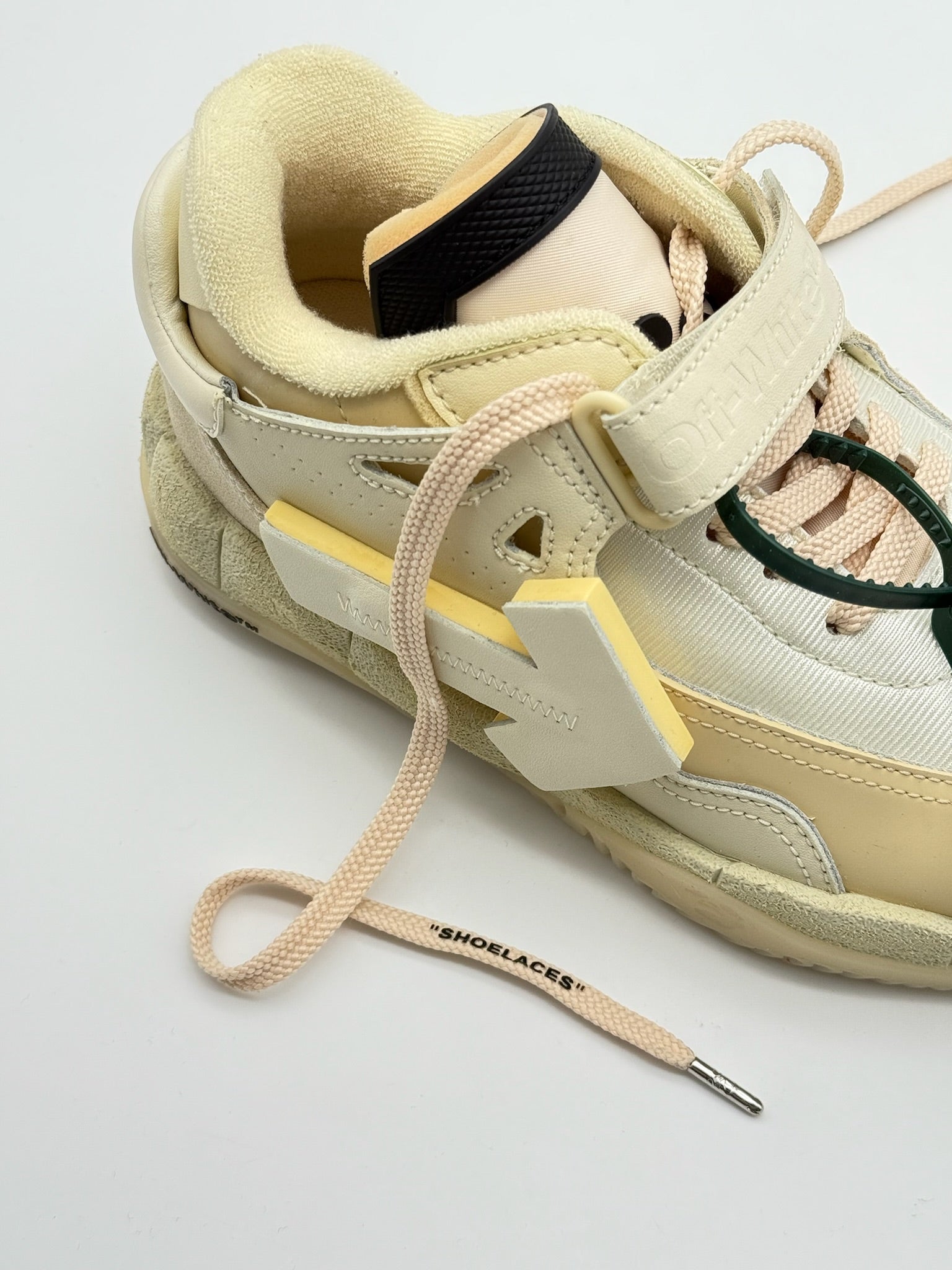 Beige Low Top Puzzle Couture Sneaker