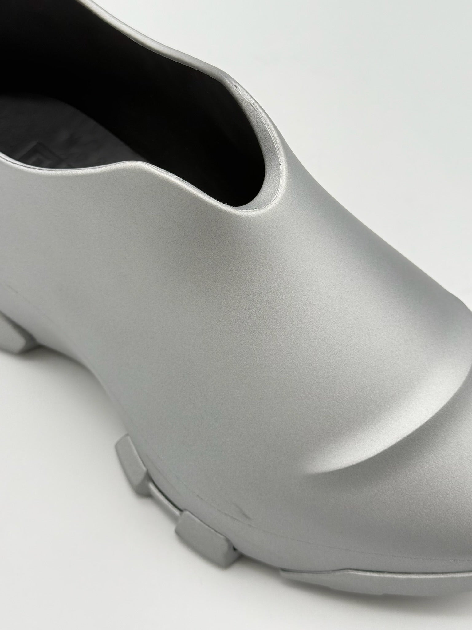 Silver Rubber Shoe