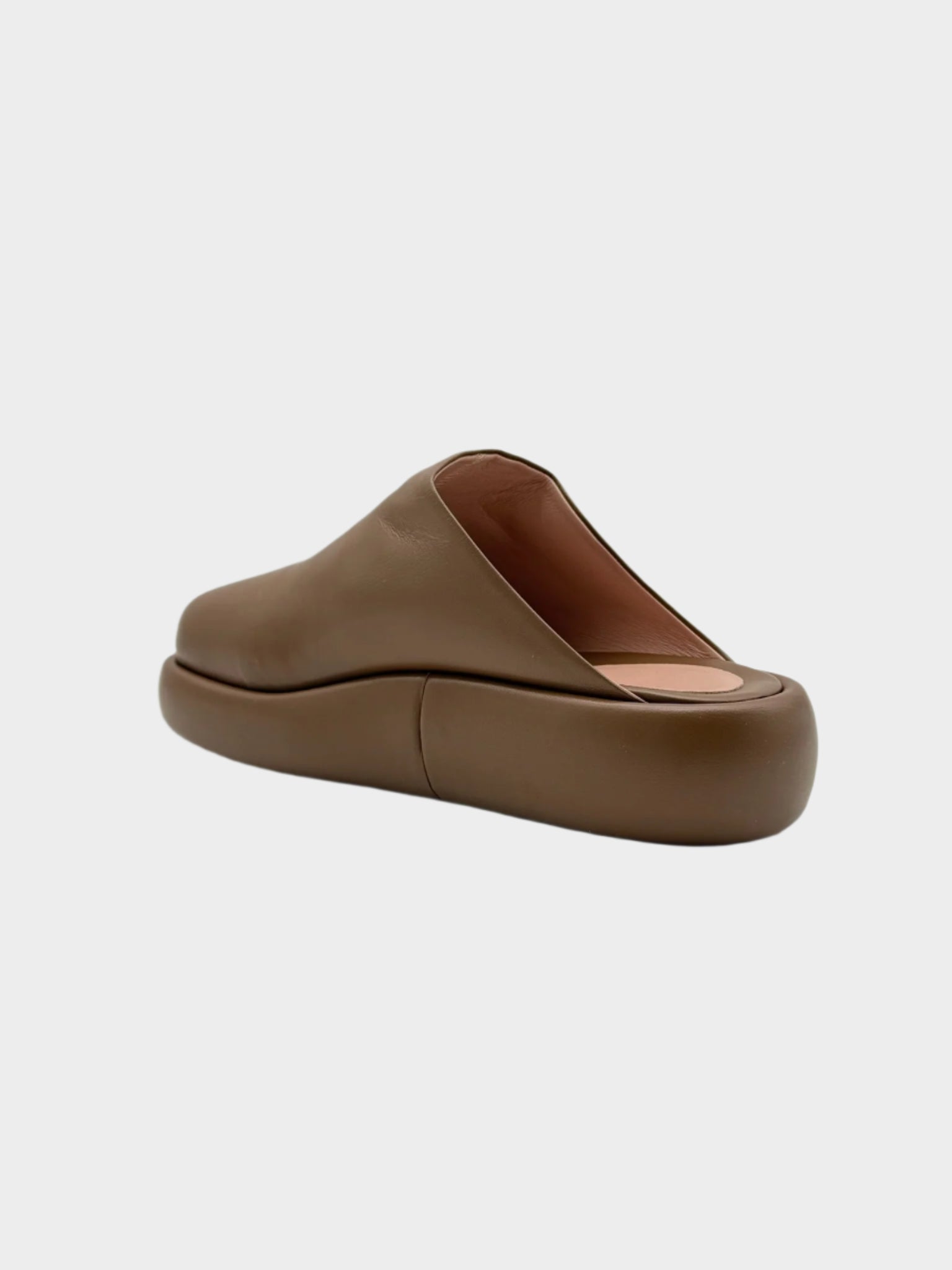 Sabot Marroni Con Suola Imbottita