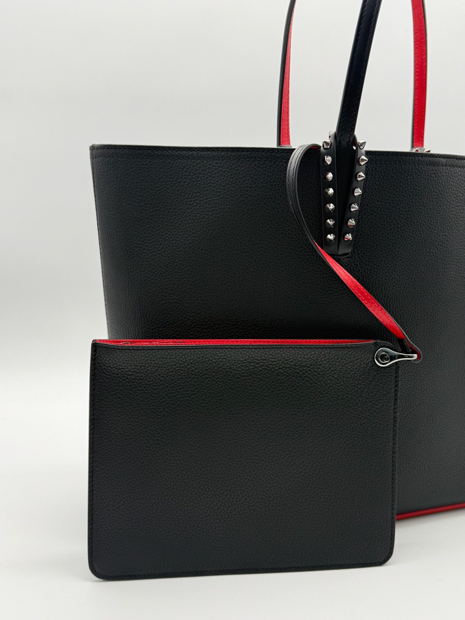 Borsa Cabata Large Nera Con Borchie