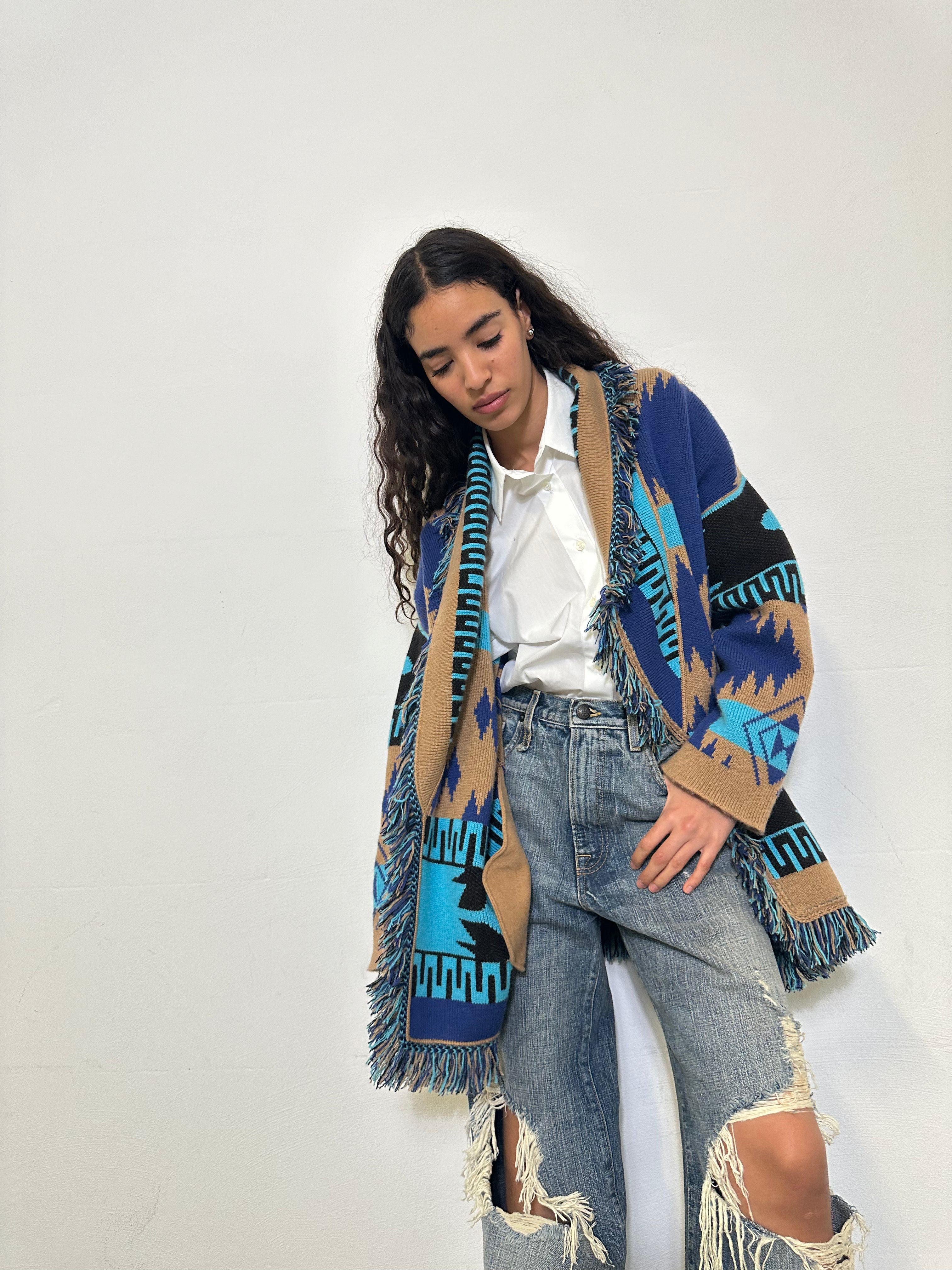 Jacquard Cardigan