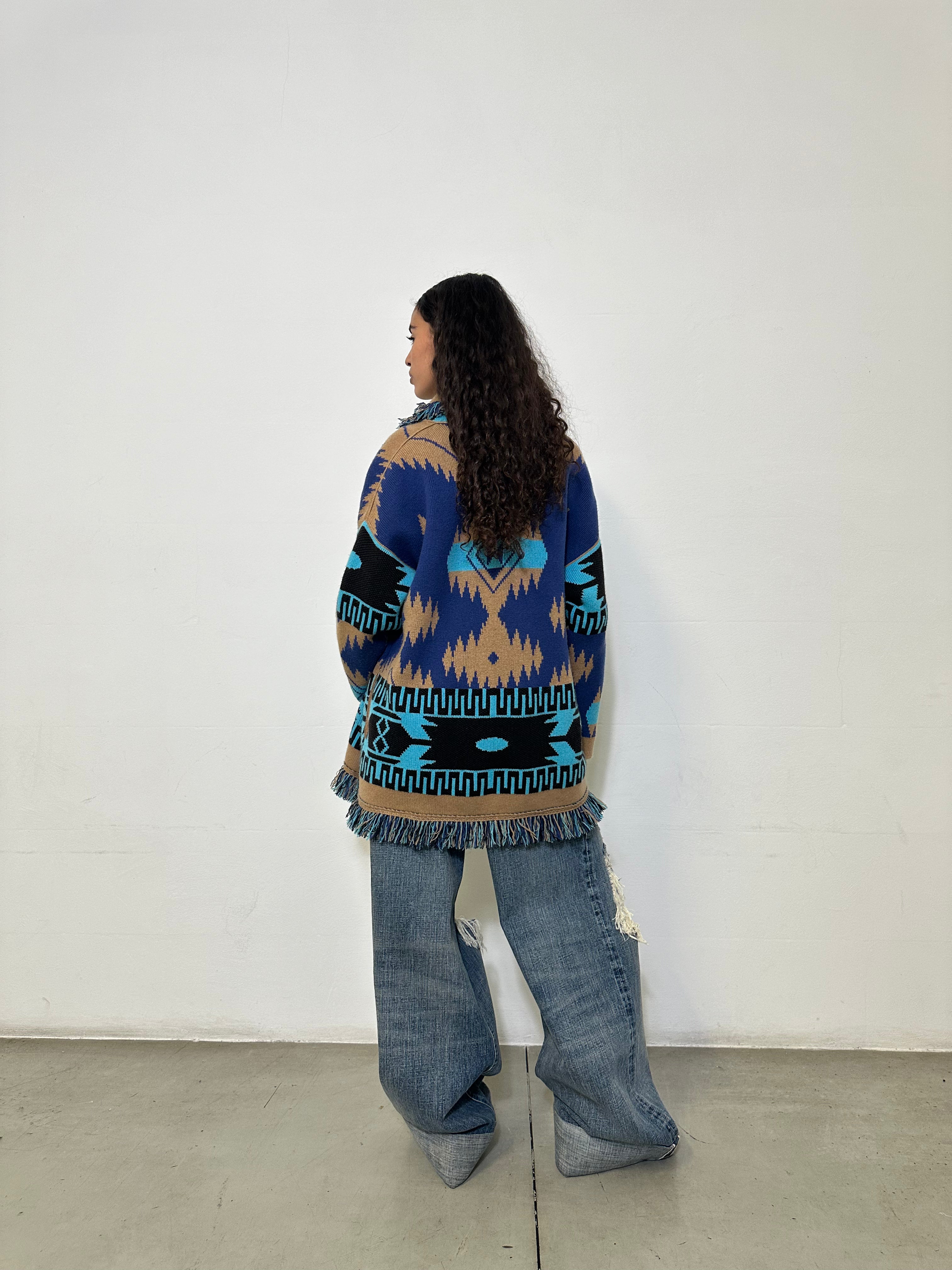 Jacquard Cardigan