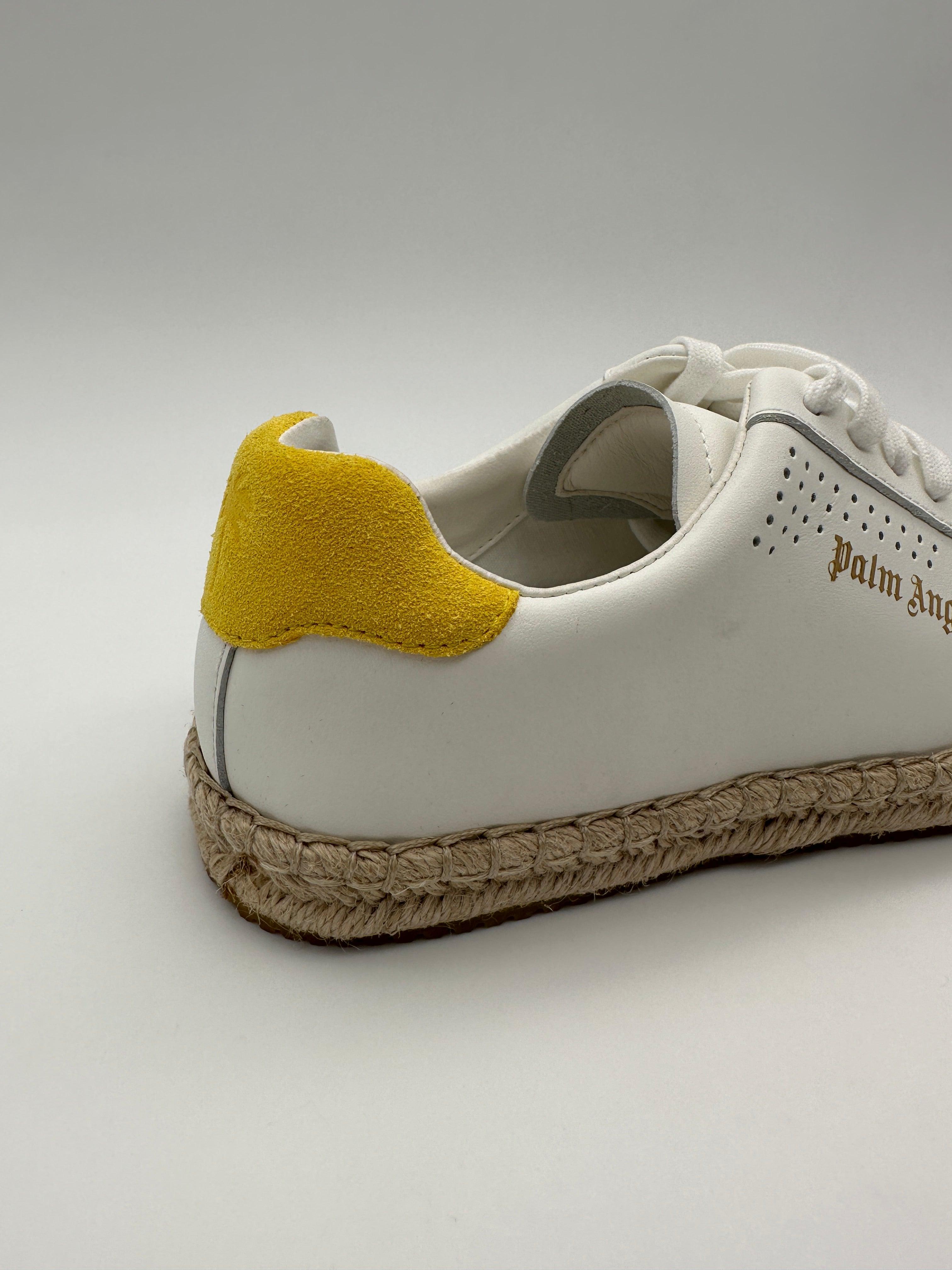 White Yellow Espadrilles