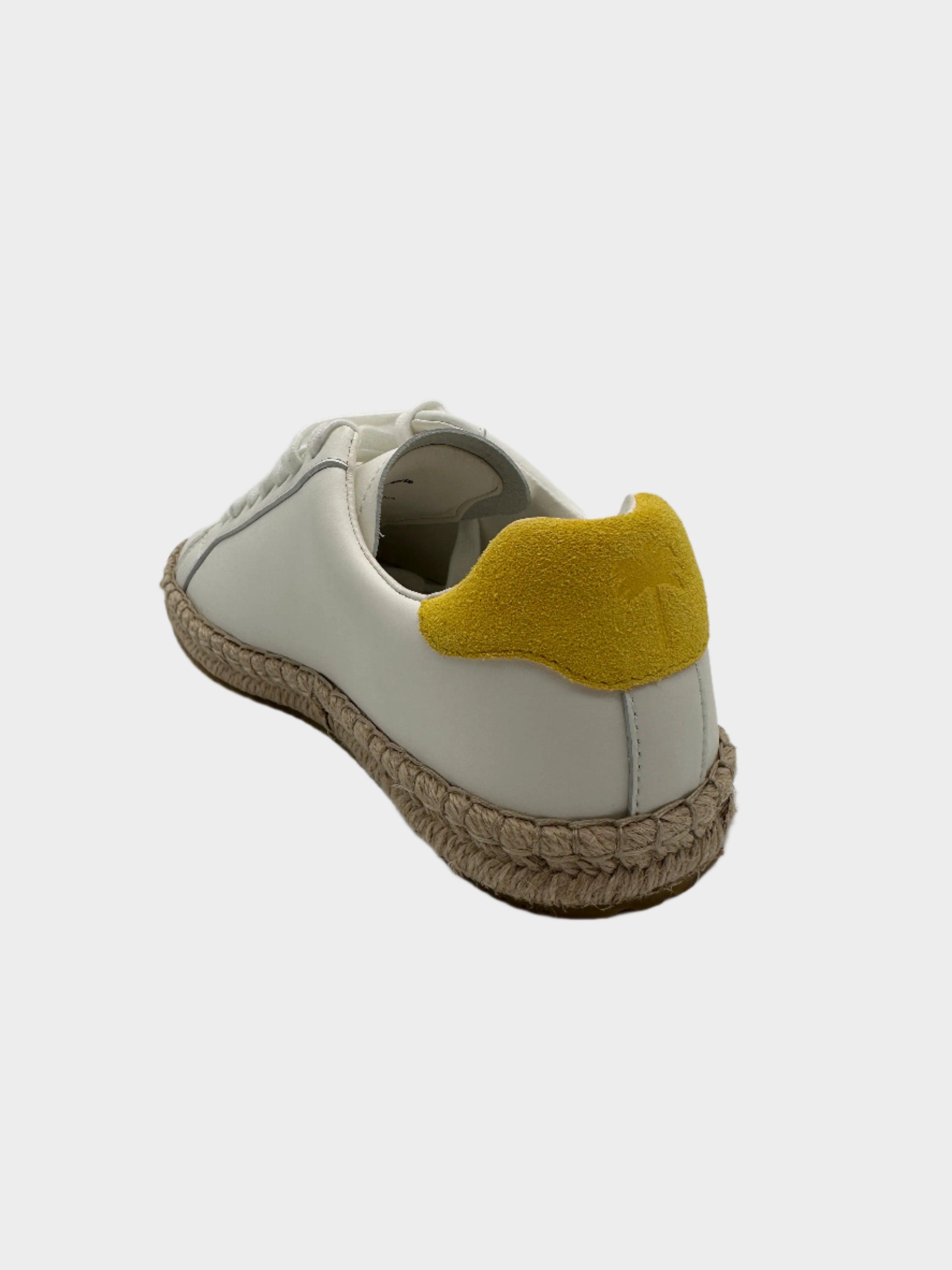 White Yellow Espadrilles