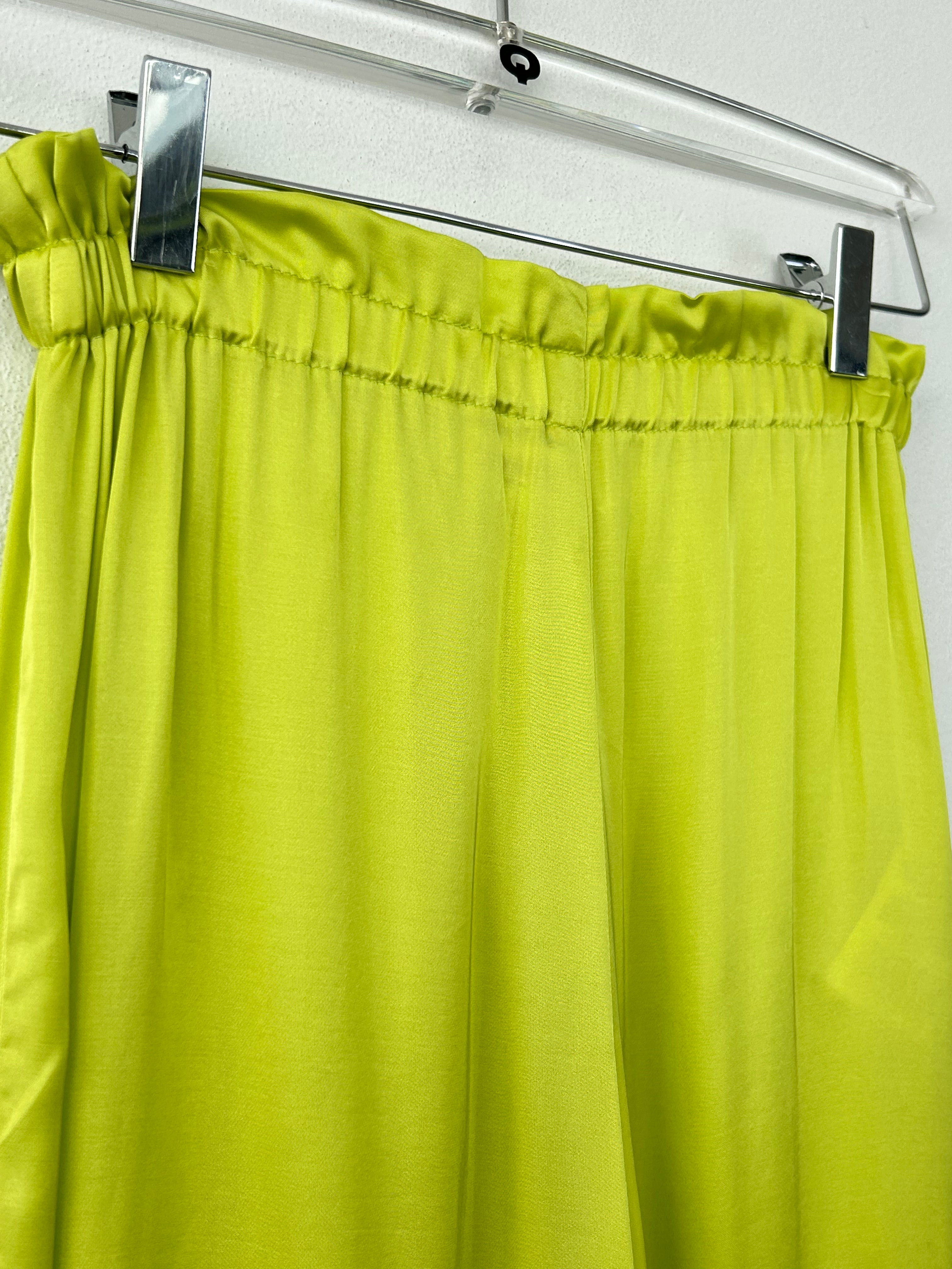 Yellow Viscose Trousers