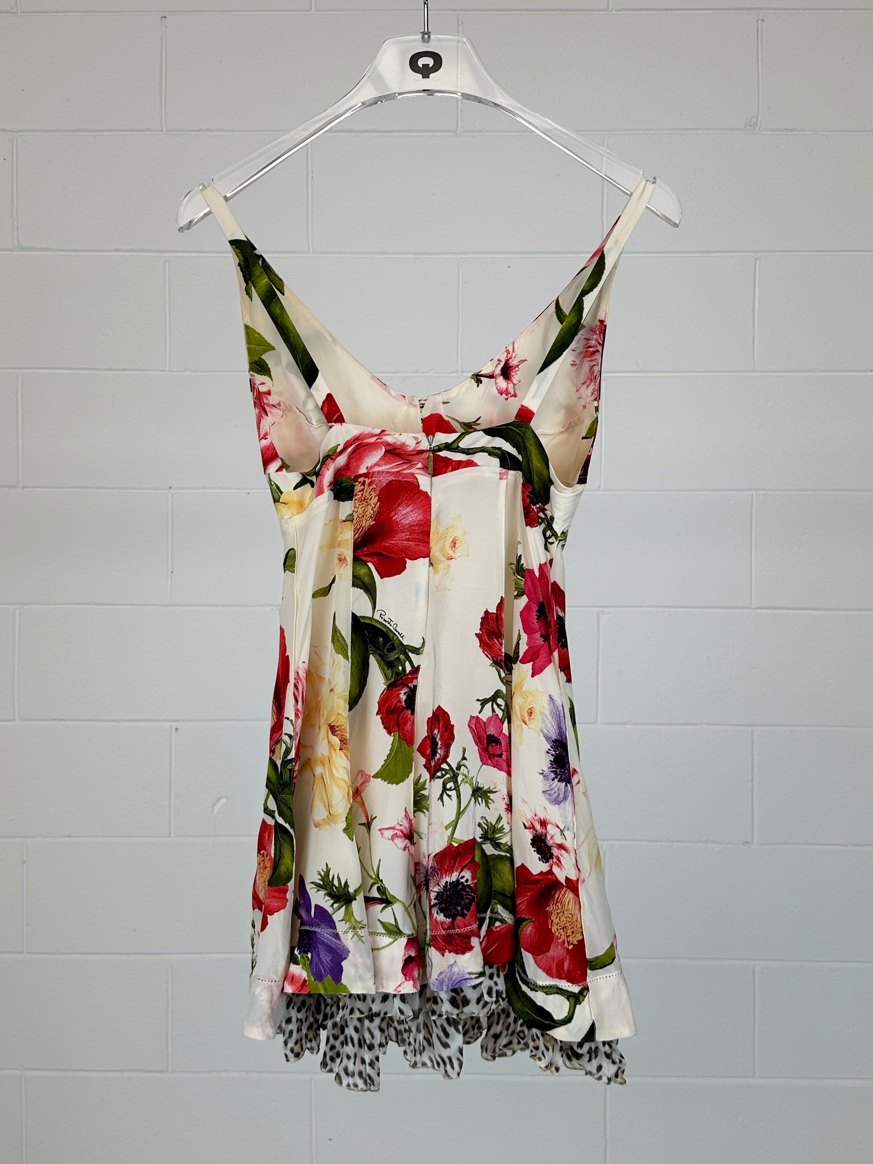Silk Floral Mini Dress