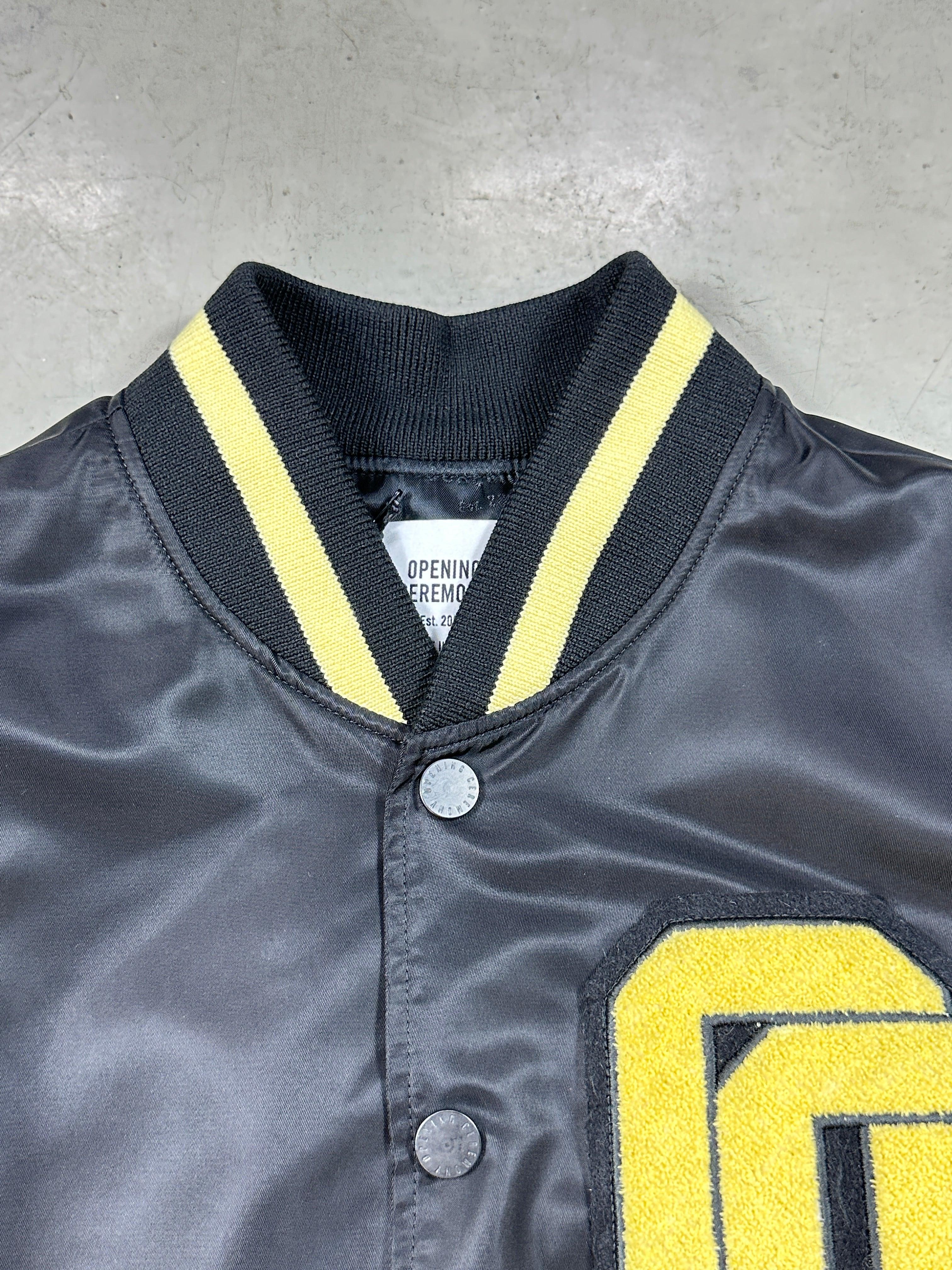 Two-tone bomber jacket
