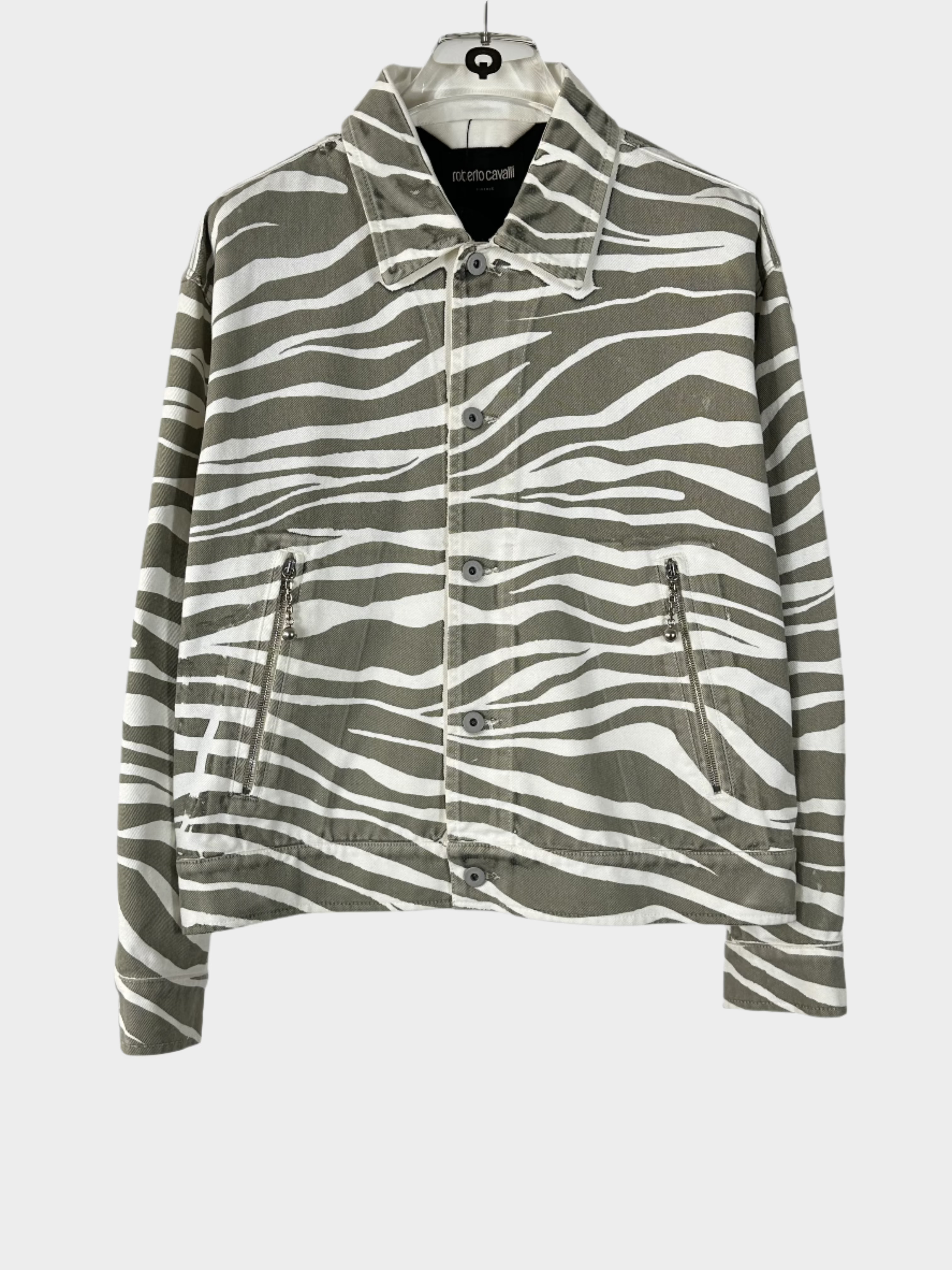 Zebra Denim Jacket