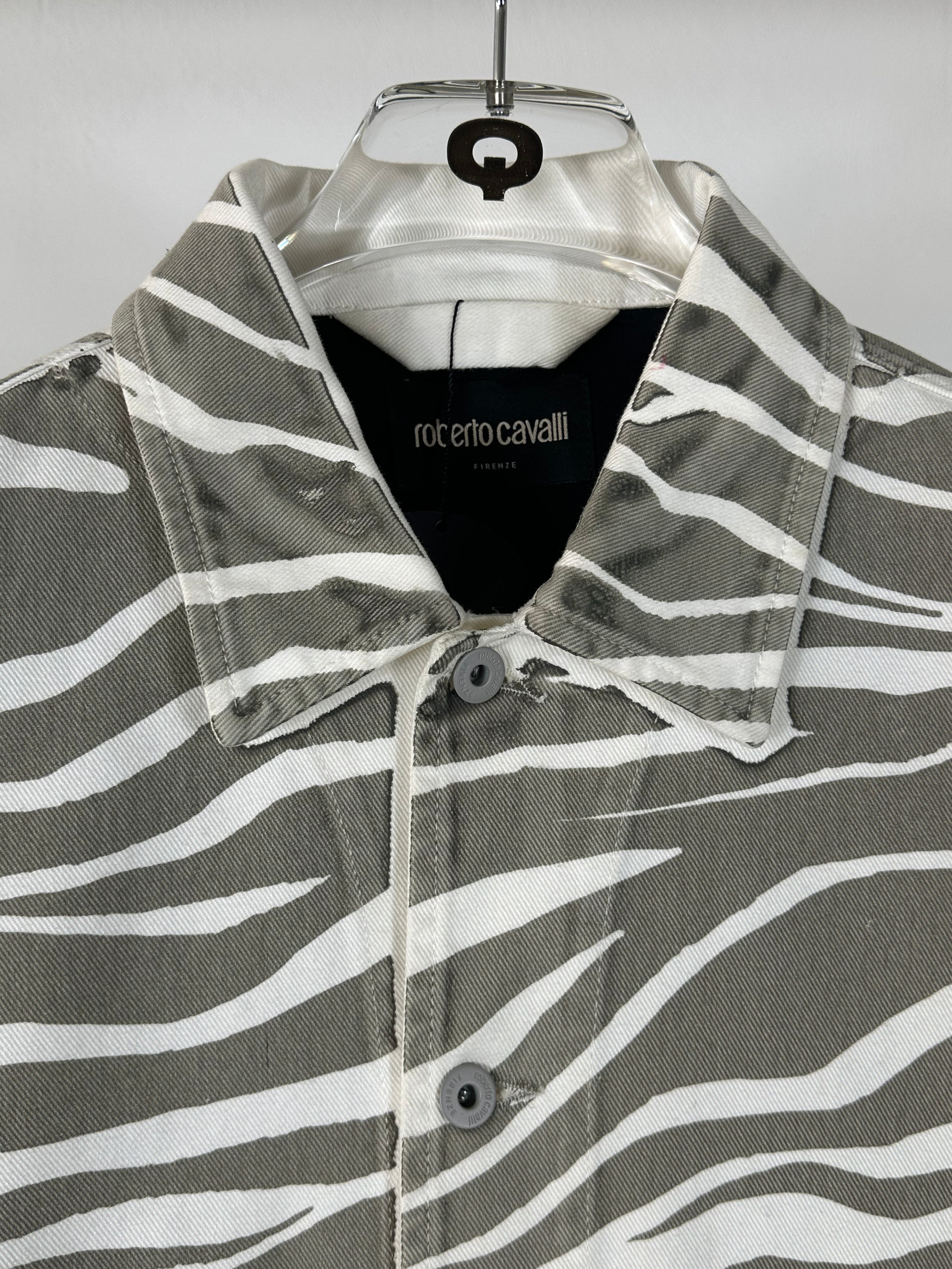 Zebra Denim Jacket