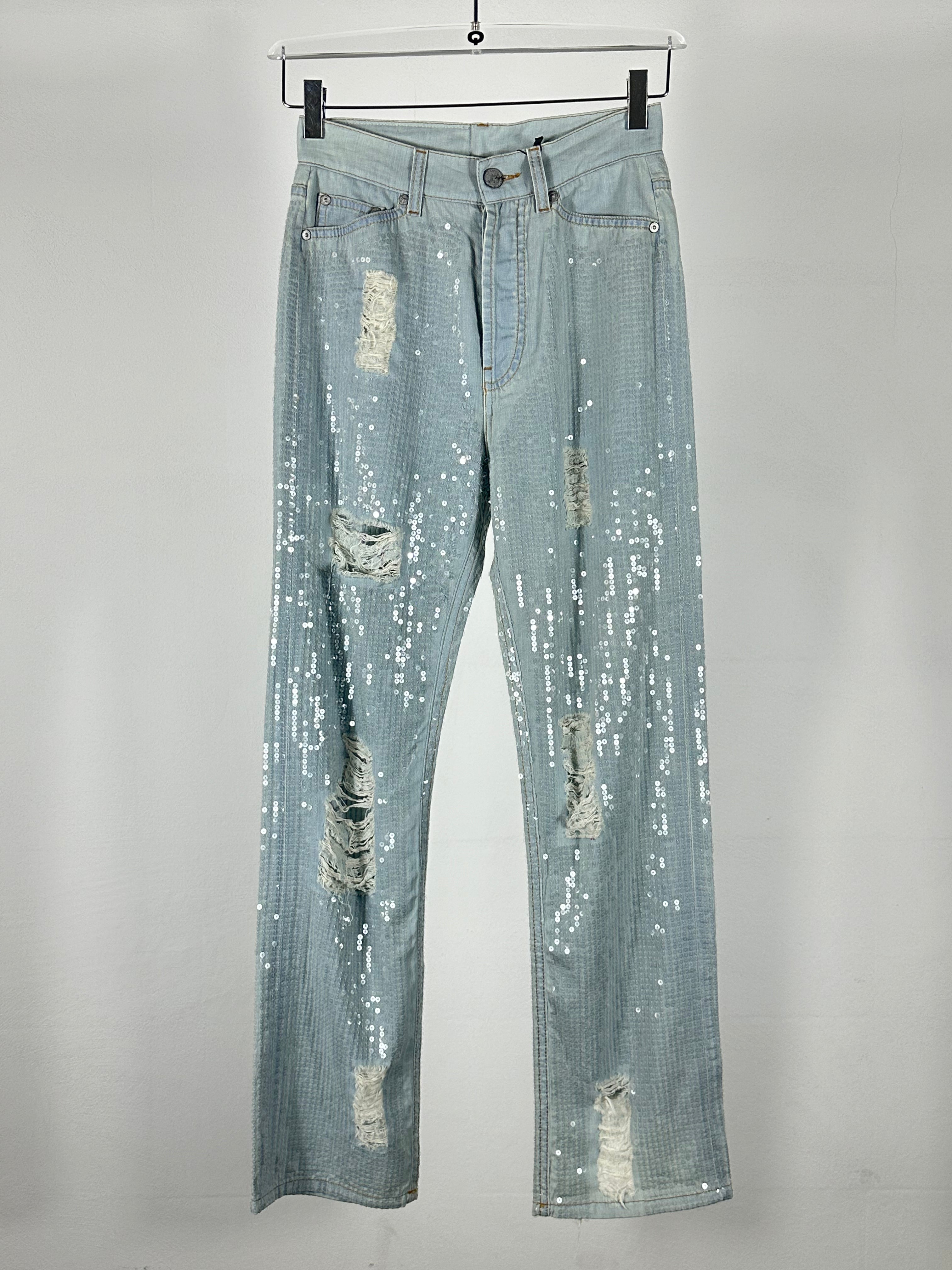 Sequined Jeans