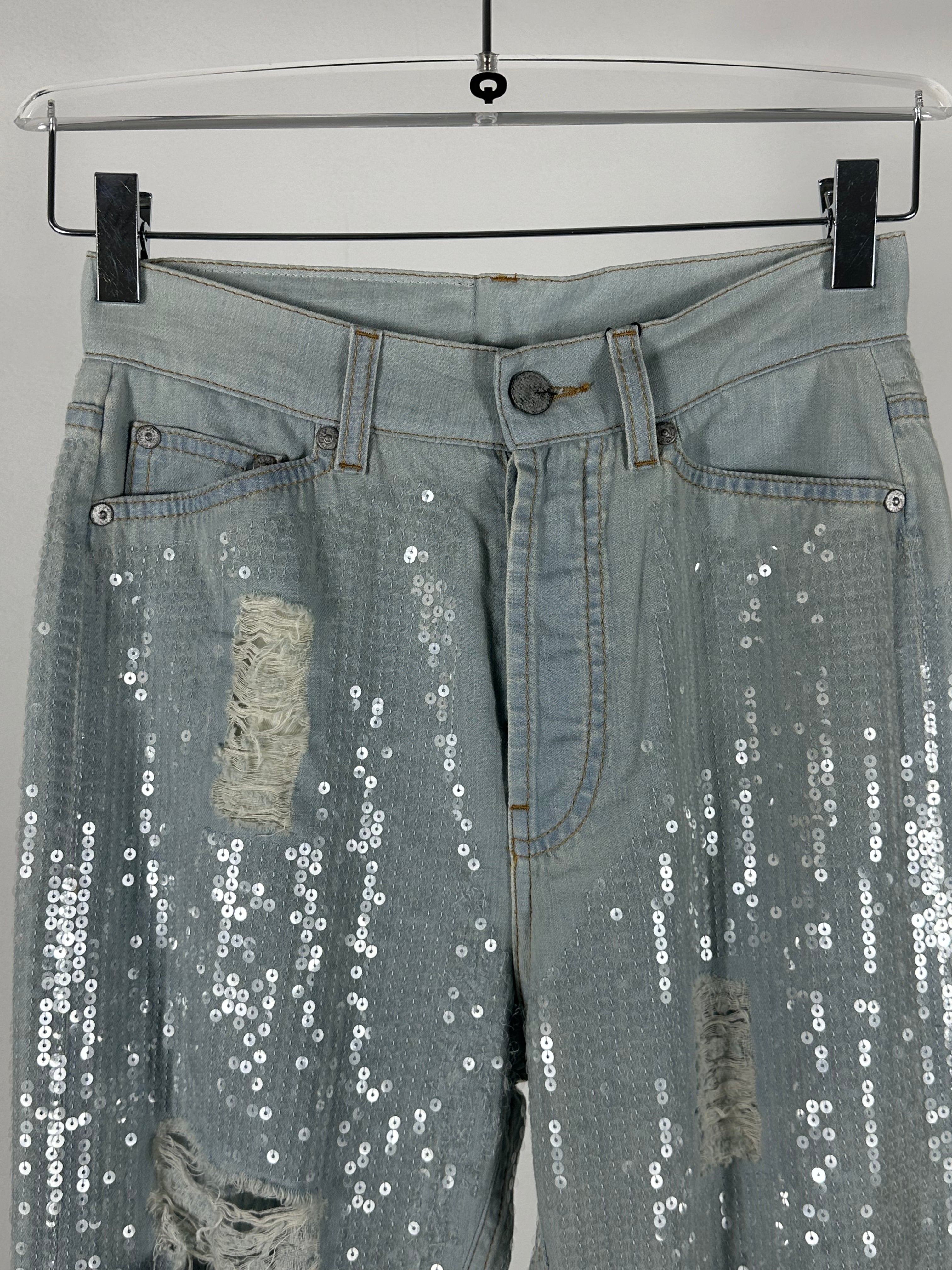 Sequined Jeans