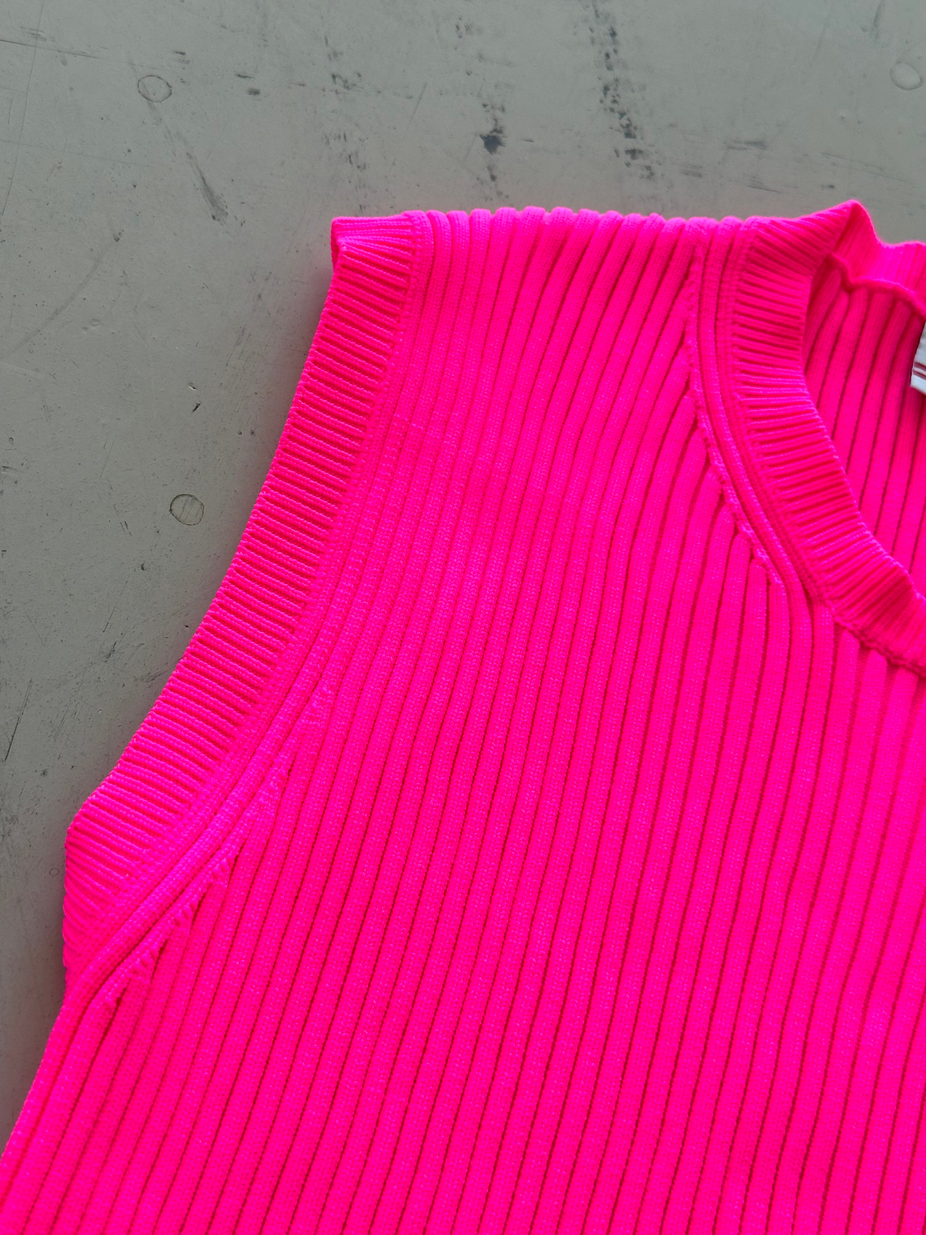 Ribbed Neon Tank Top