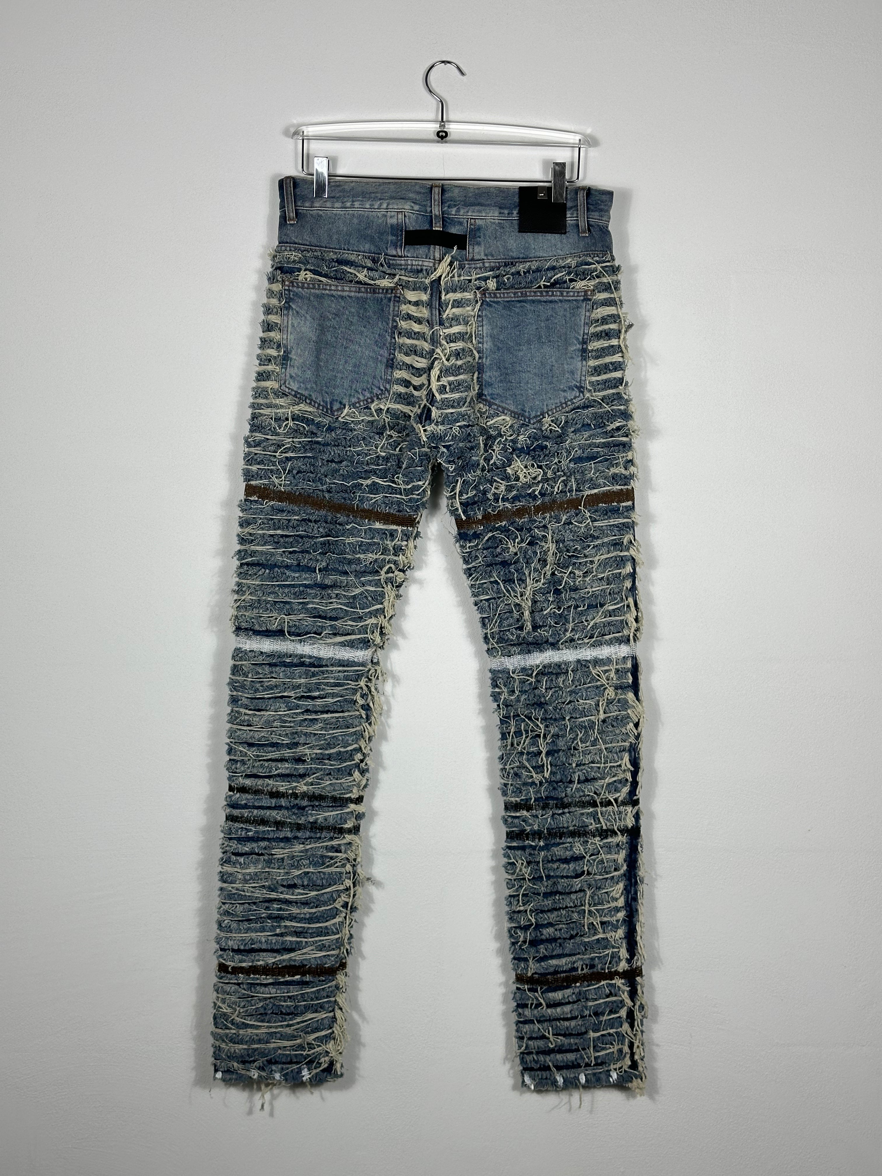 All-over Frayed Jeans by Sfera Ebbasta
