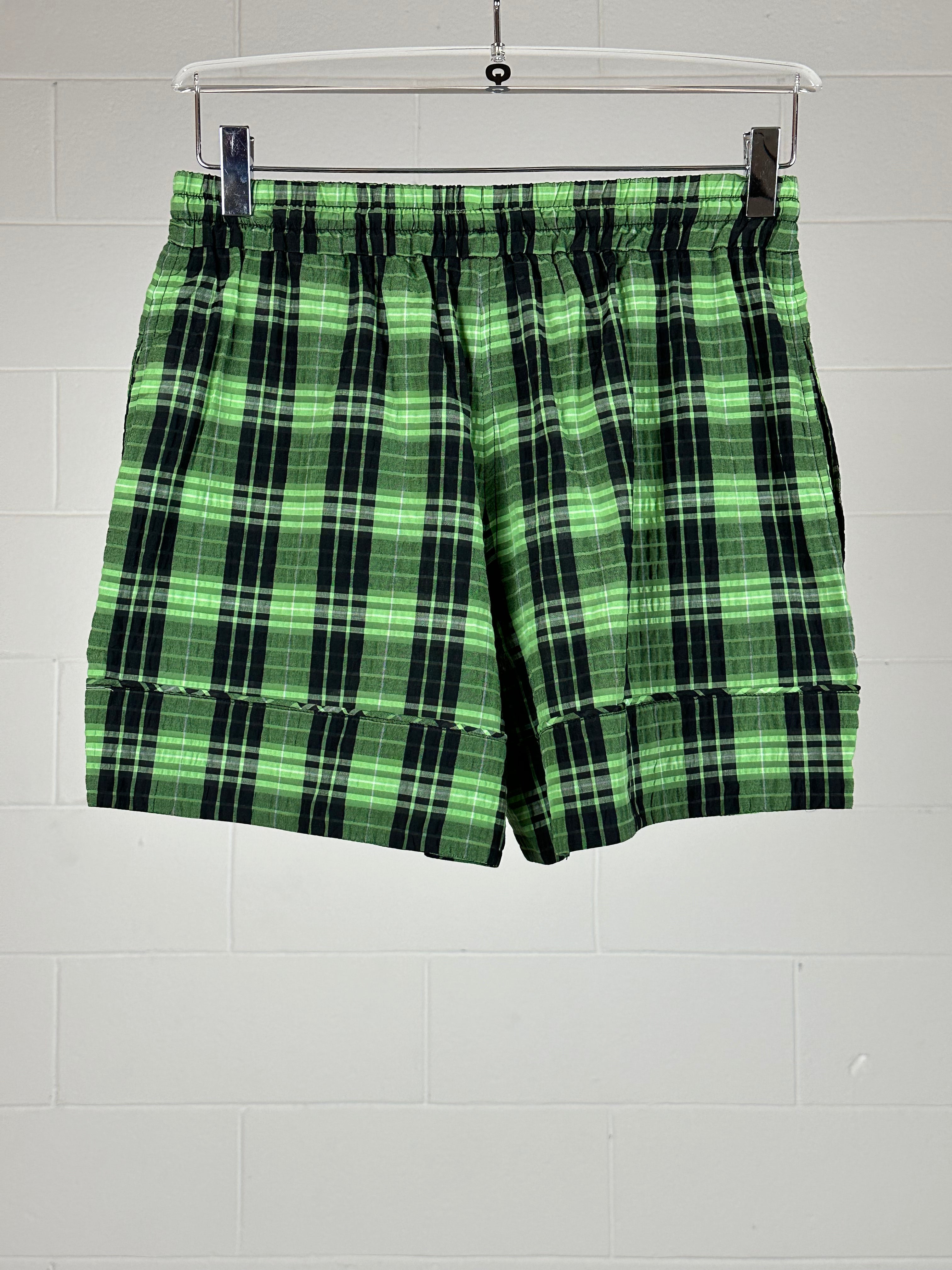 Responsible Ganni Tartan Shorts