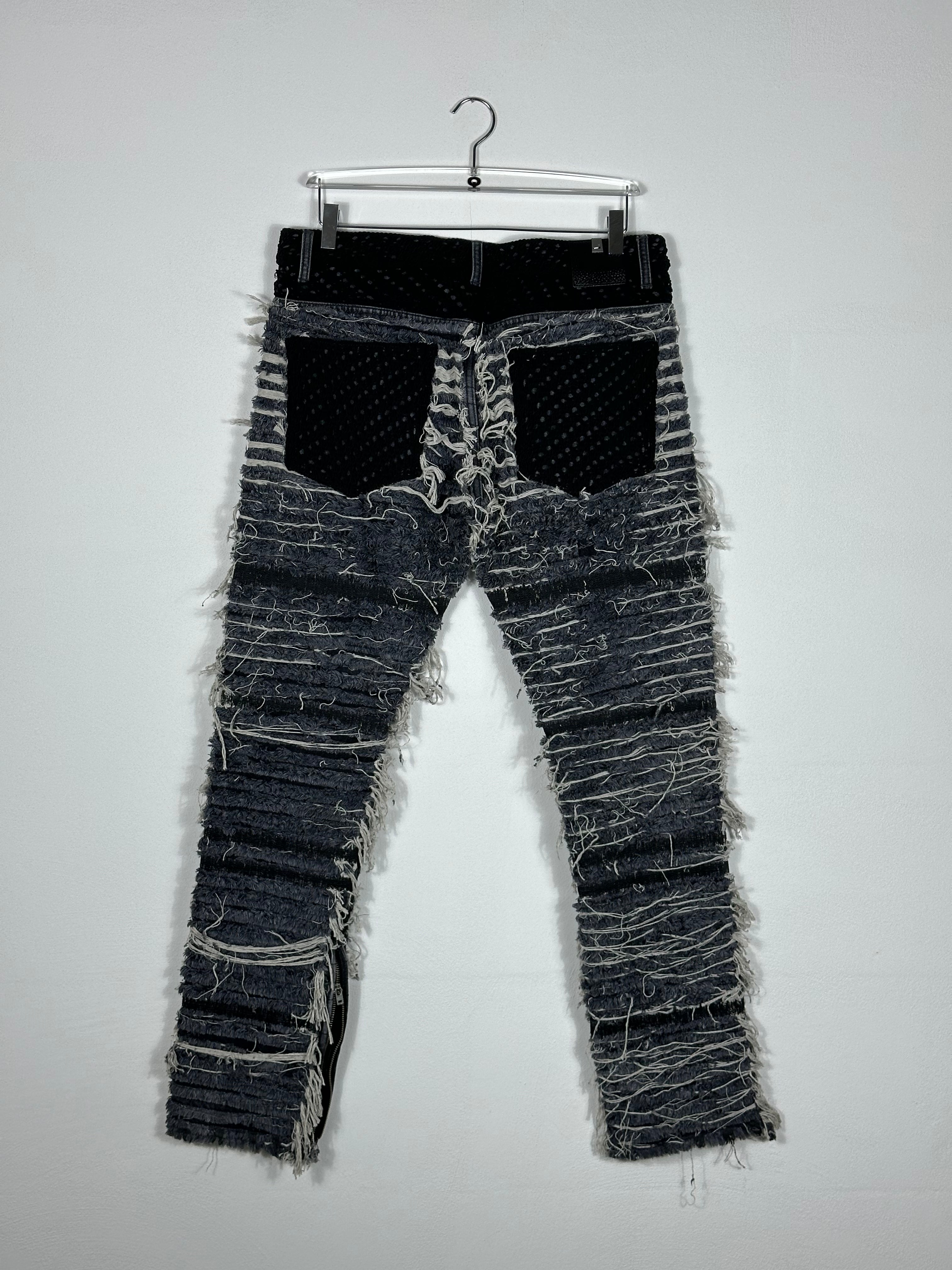 All-over Frayed Jeans by Sfera Ebbasta