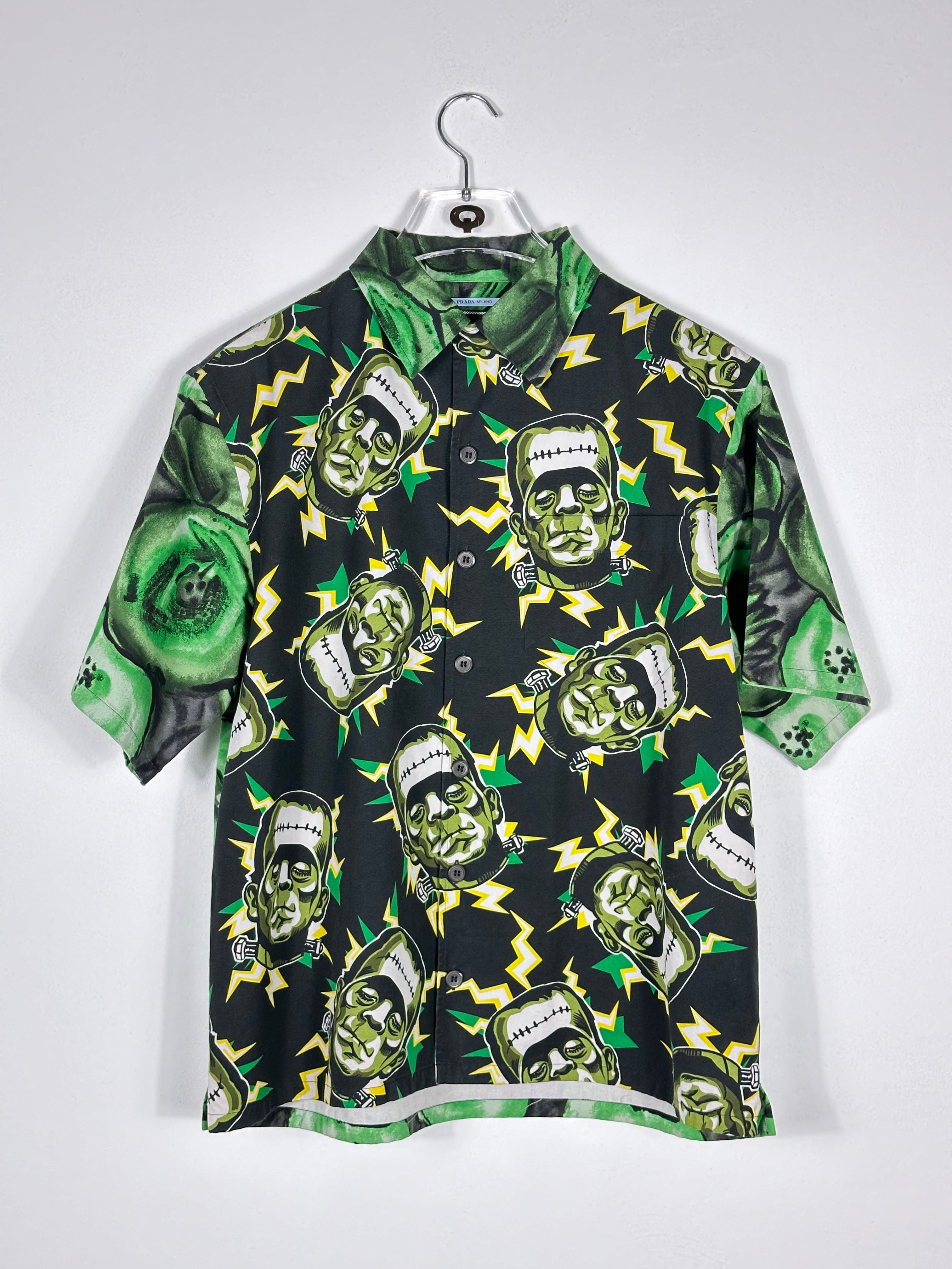 Universal Frankenstein Pattern Shirt by Sfera Ebbasta