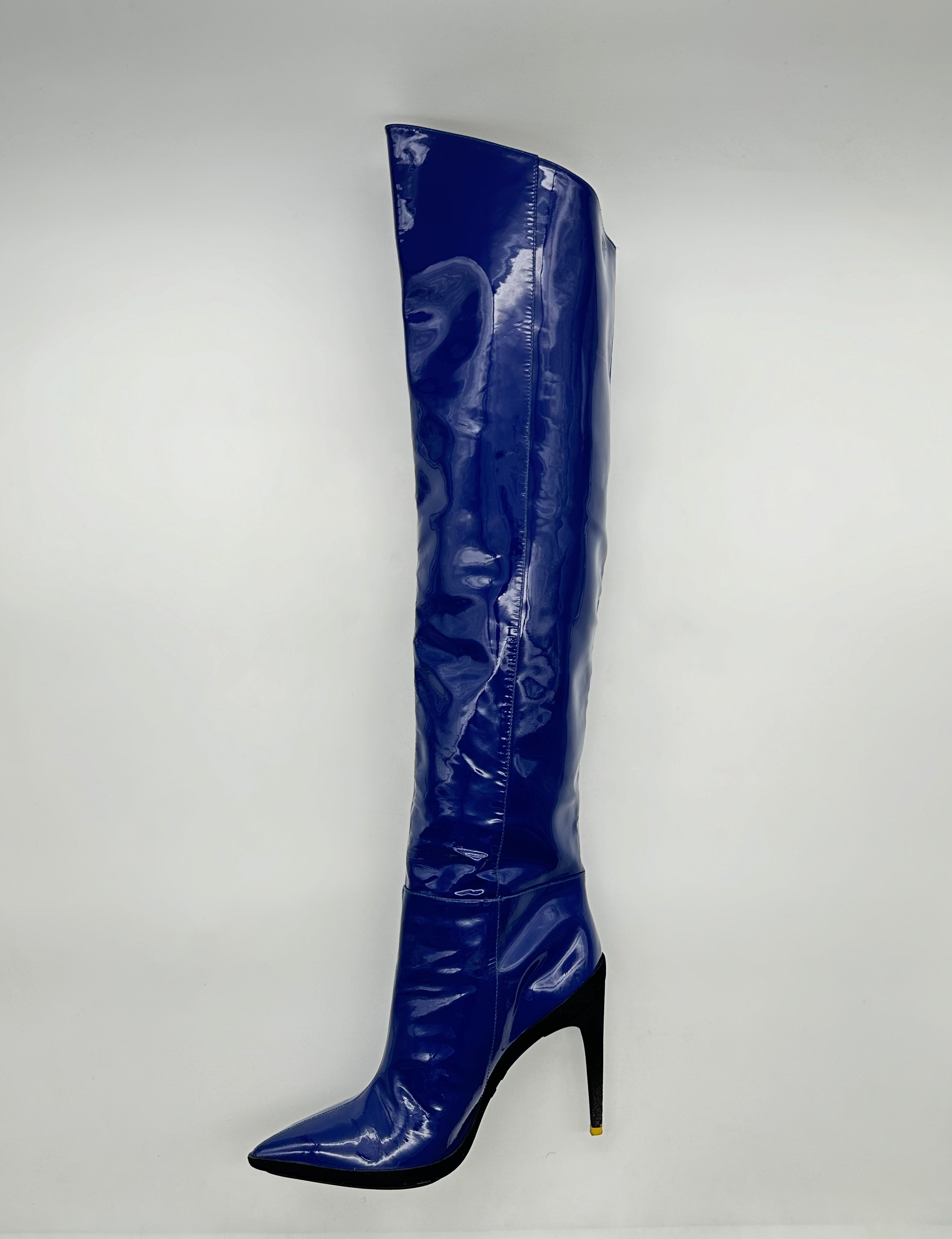 Lacquered High Boots