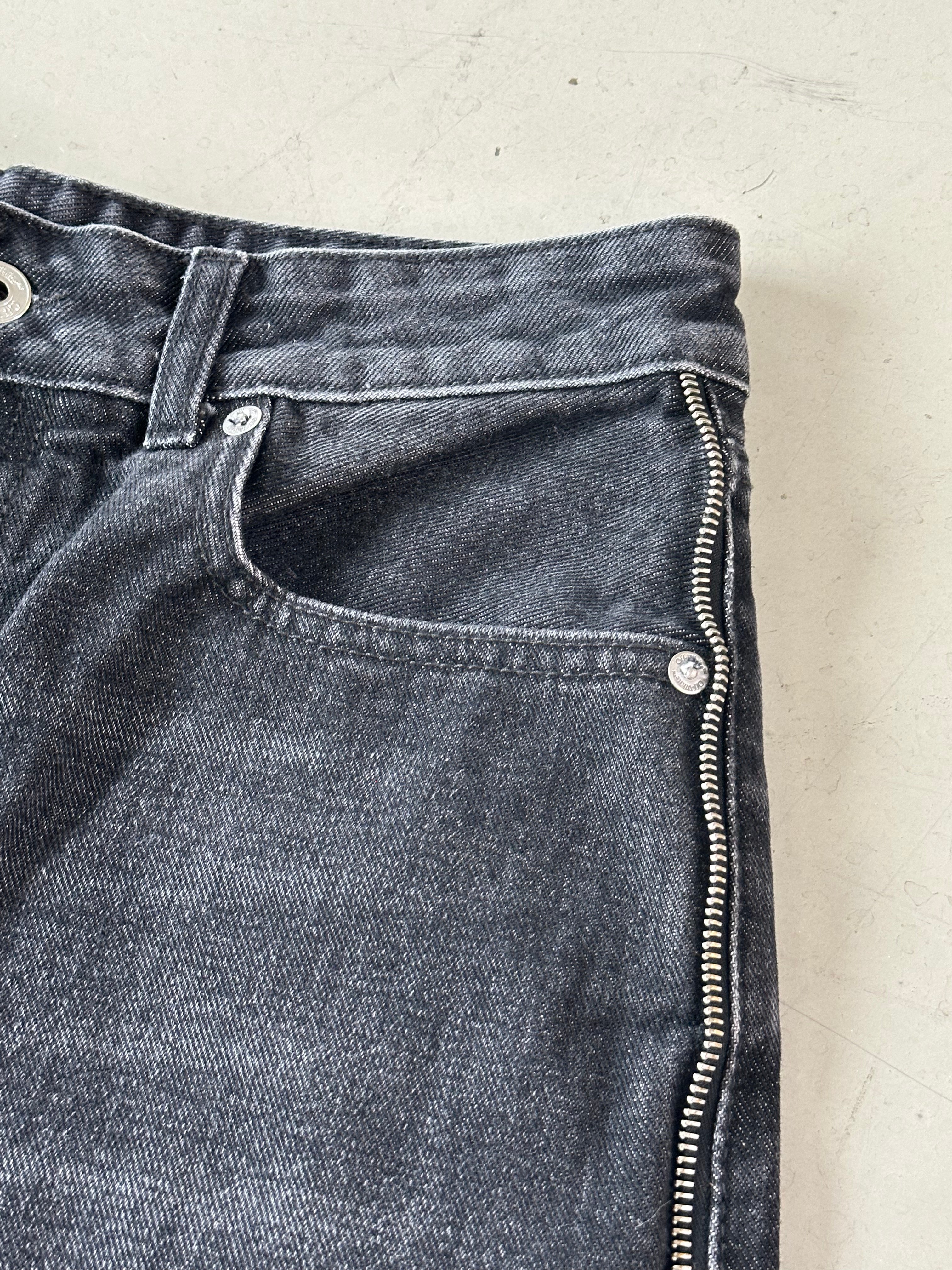 Oversized Denim Shorts