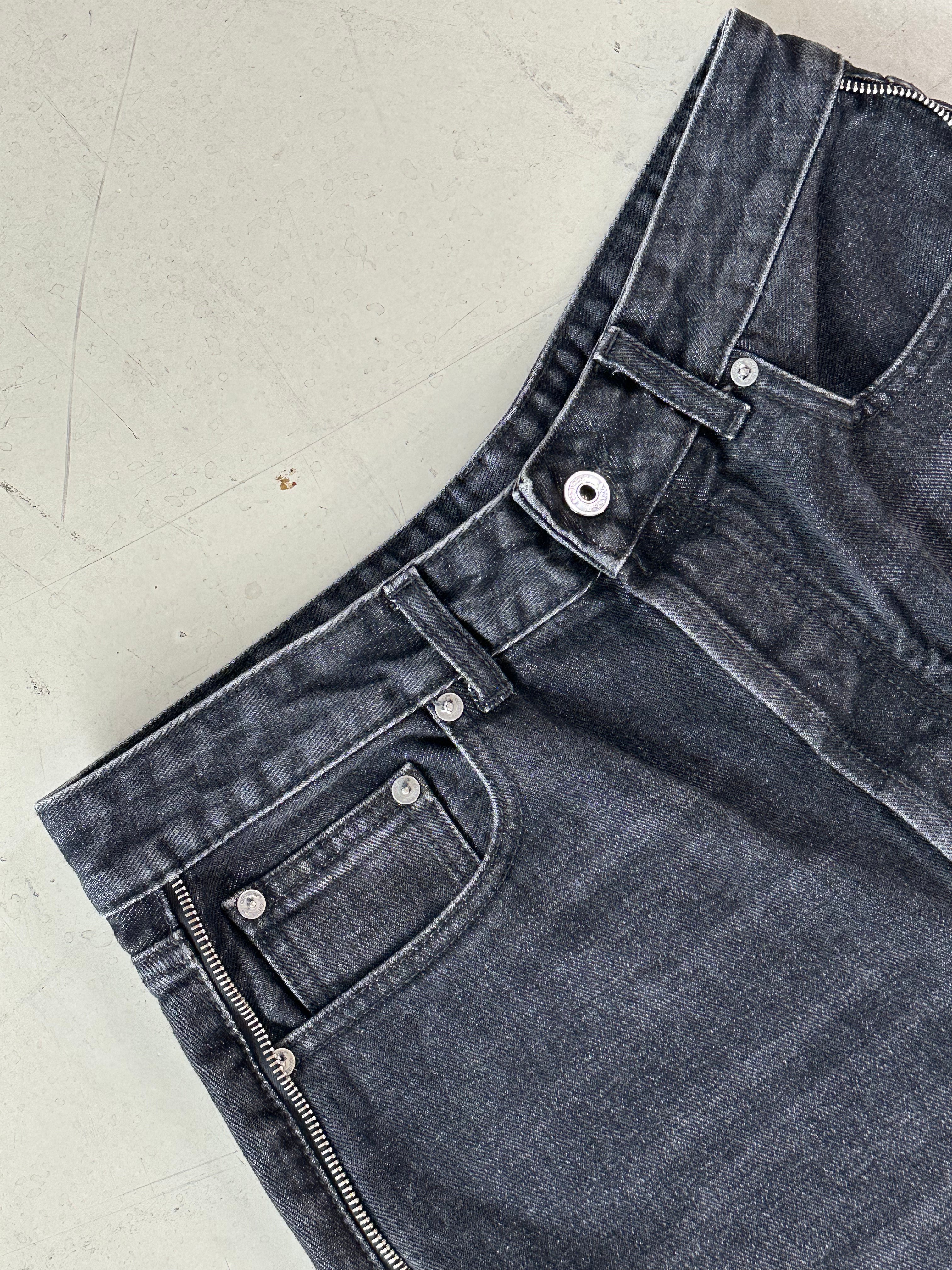 Oversized Denim Shorts