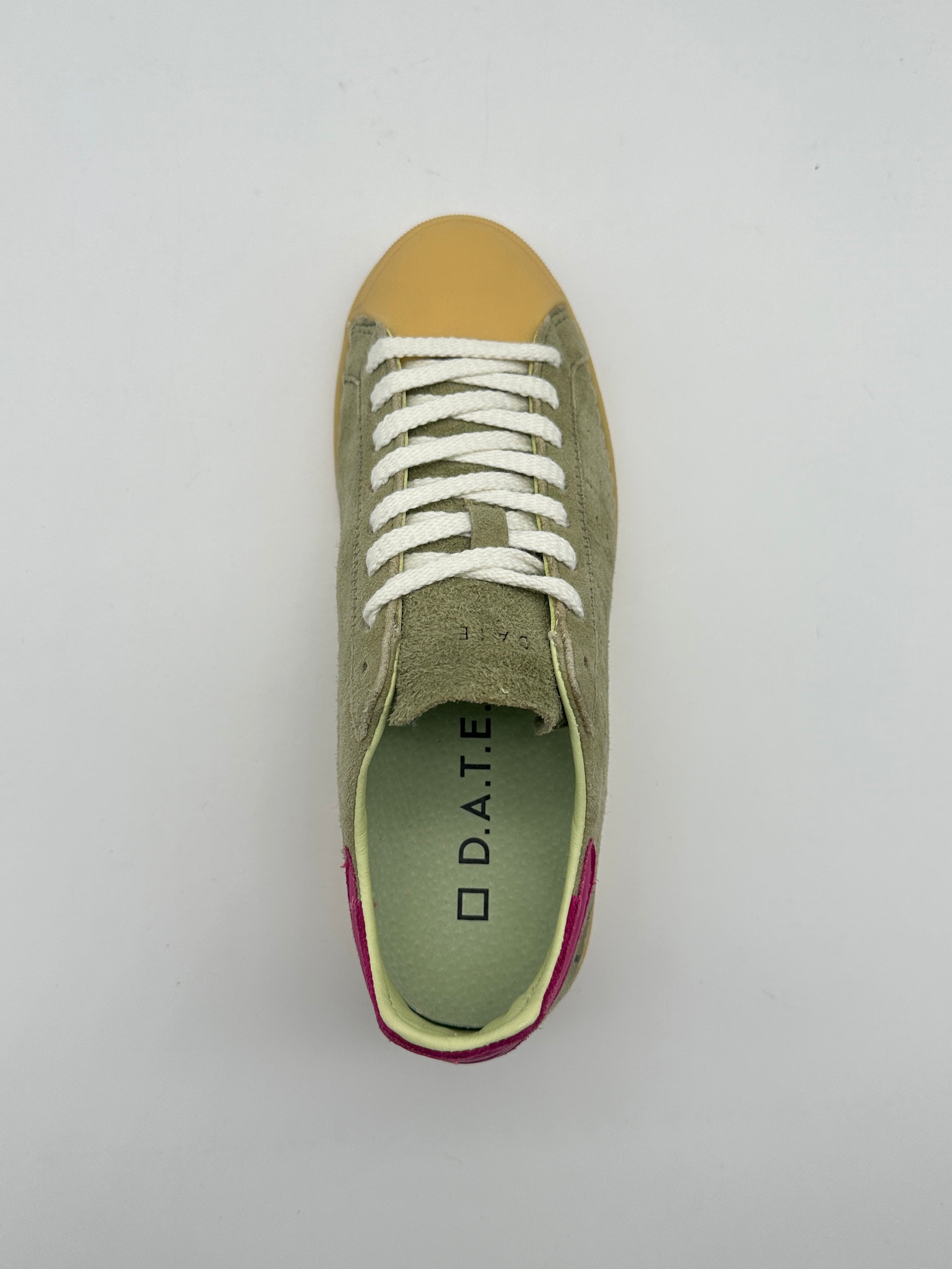 Sneakers Base Suede Mint In Camoscio Multicolore
