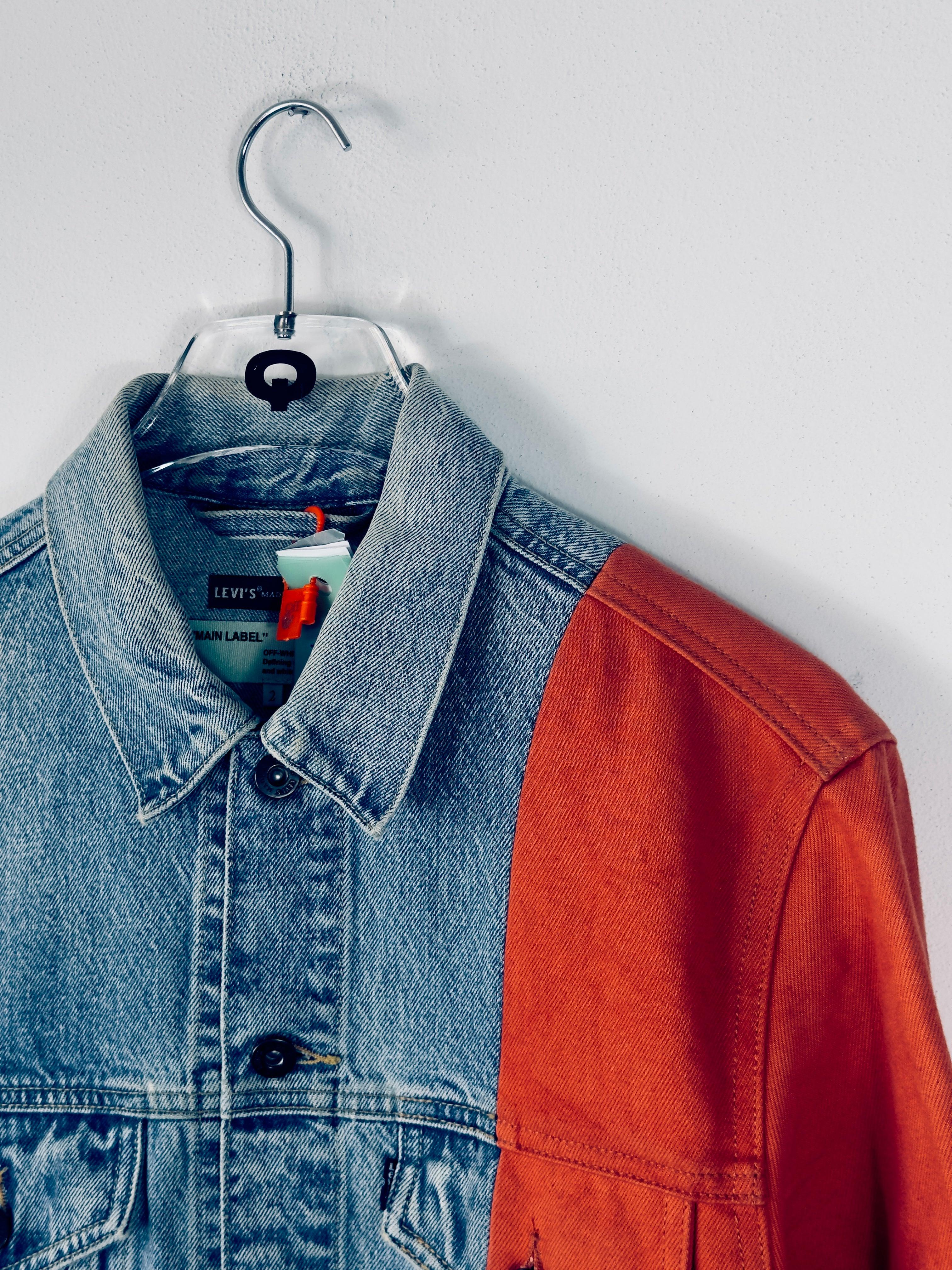 Off-White Collab Bicolor Denim Jacket