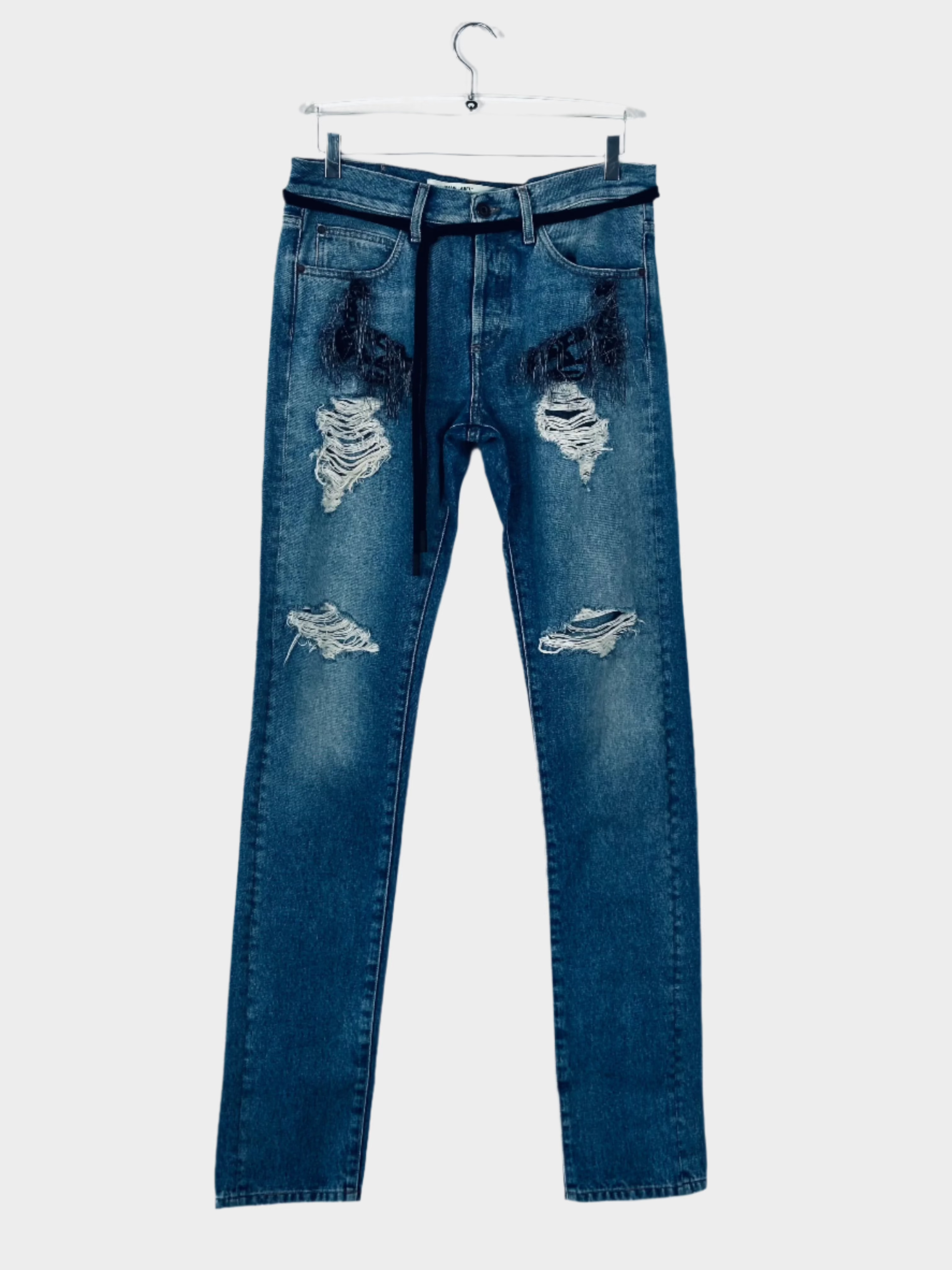 Ripped and Frayed Jeans